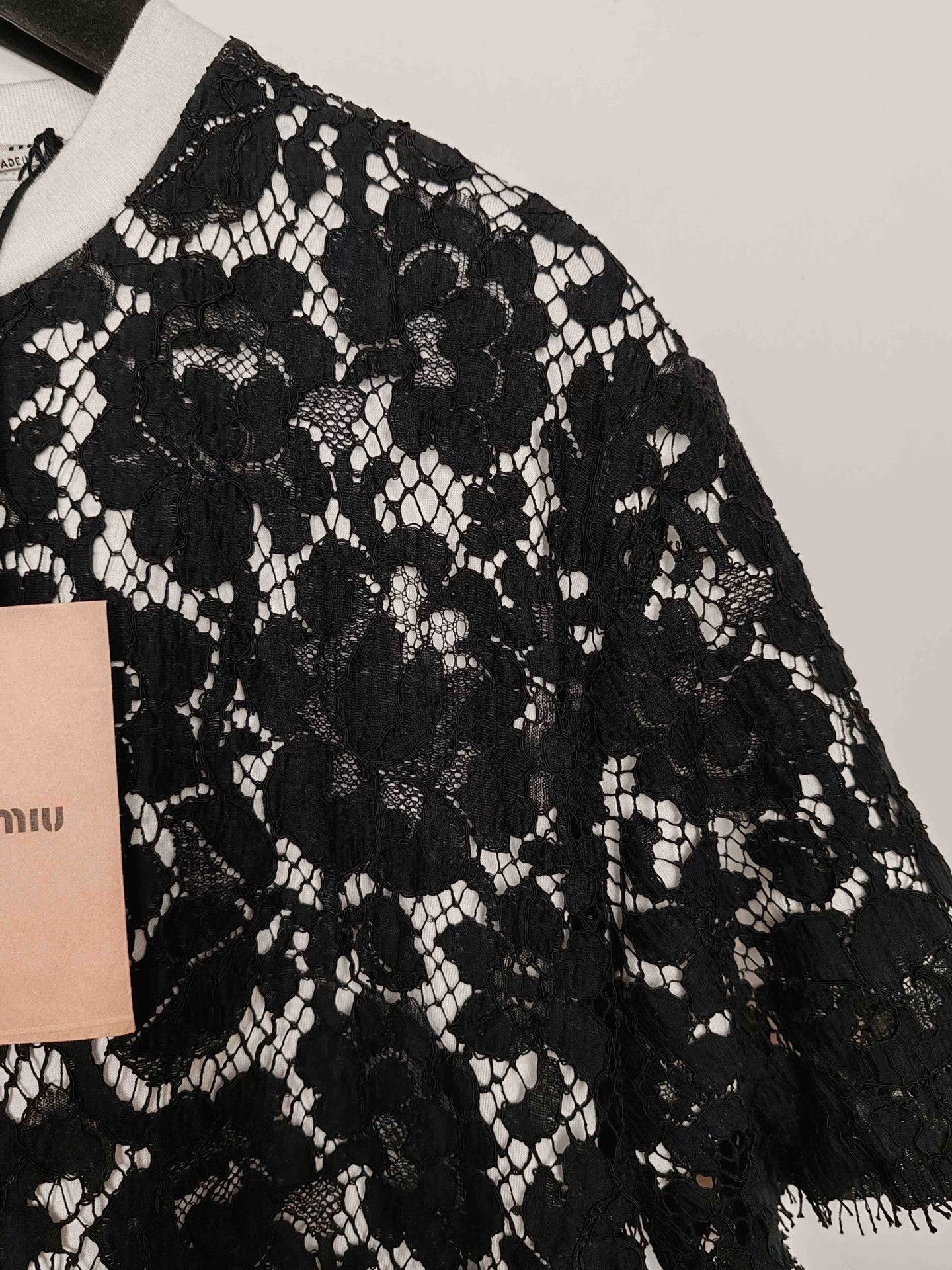 Miu Miu Miu Miu Black Lace Blouse Size S Size S / US 4 / IT 40 - 6 Thumbnail