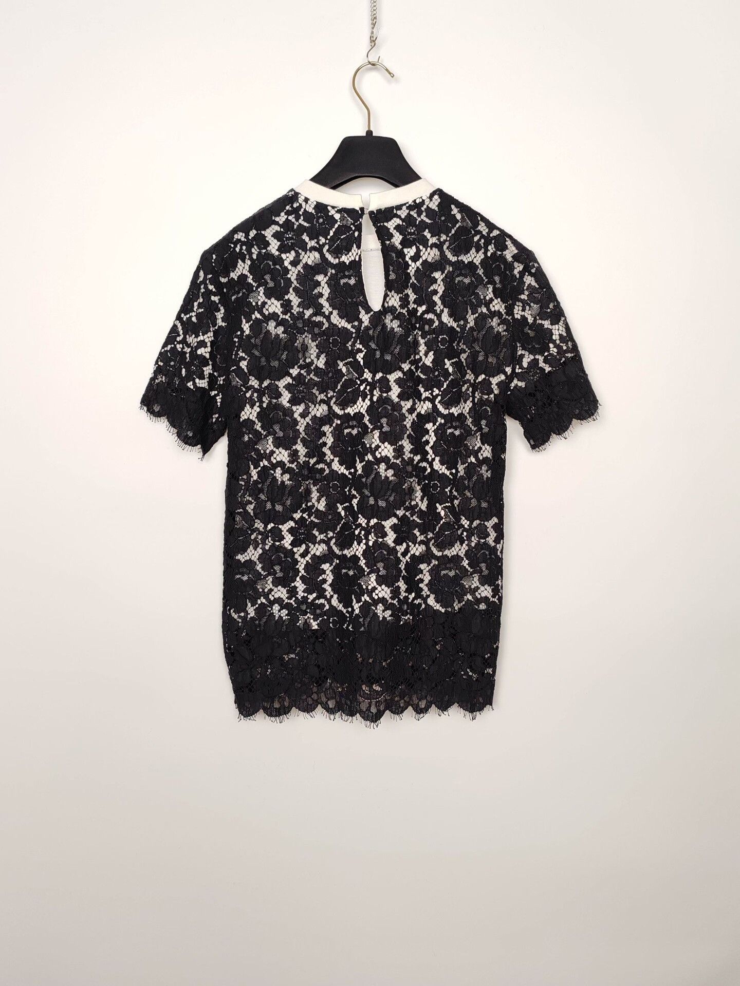 Miu Miu Miu Miu Black Lace Blouse Size S Size S / US 4 / IT 40 - 3 Thumbnail