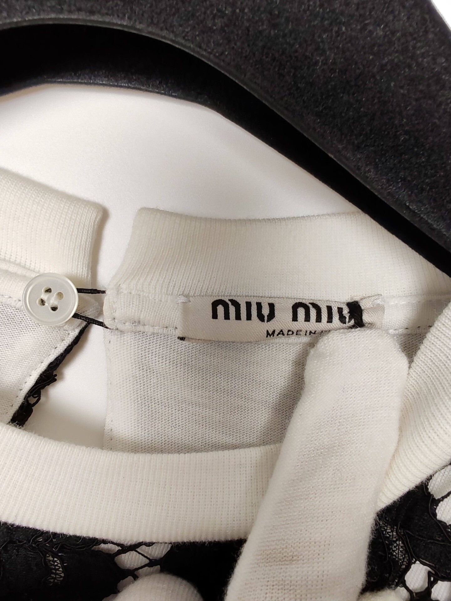 Miu Miu Miu Miu Black Lace Blouse Size S Size S / US 4 / IT 40 - 4 Thumbnail