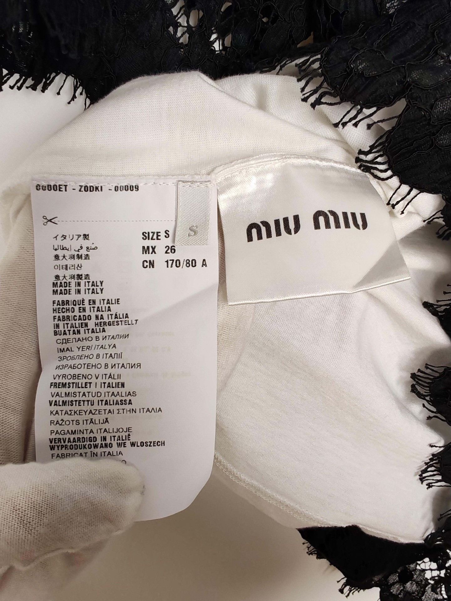 Miu Miu Miu Miu Black Lace Blouse Size S Size S / US 4 / IT 40 - 8 Thumbnail