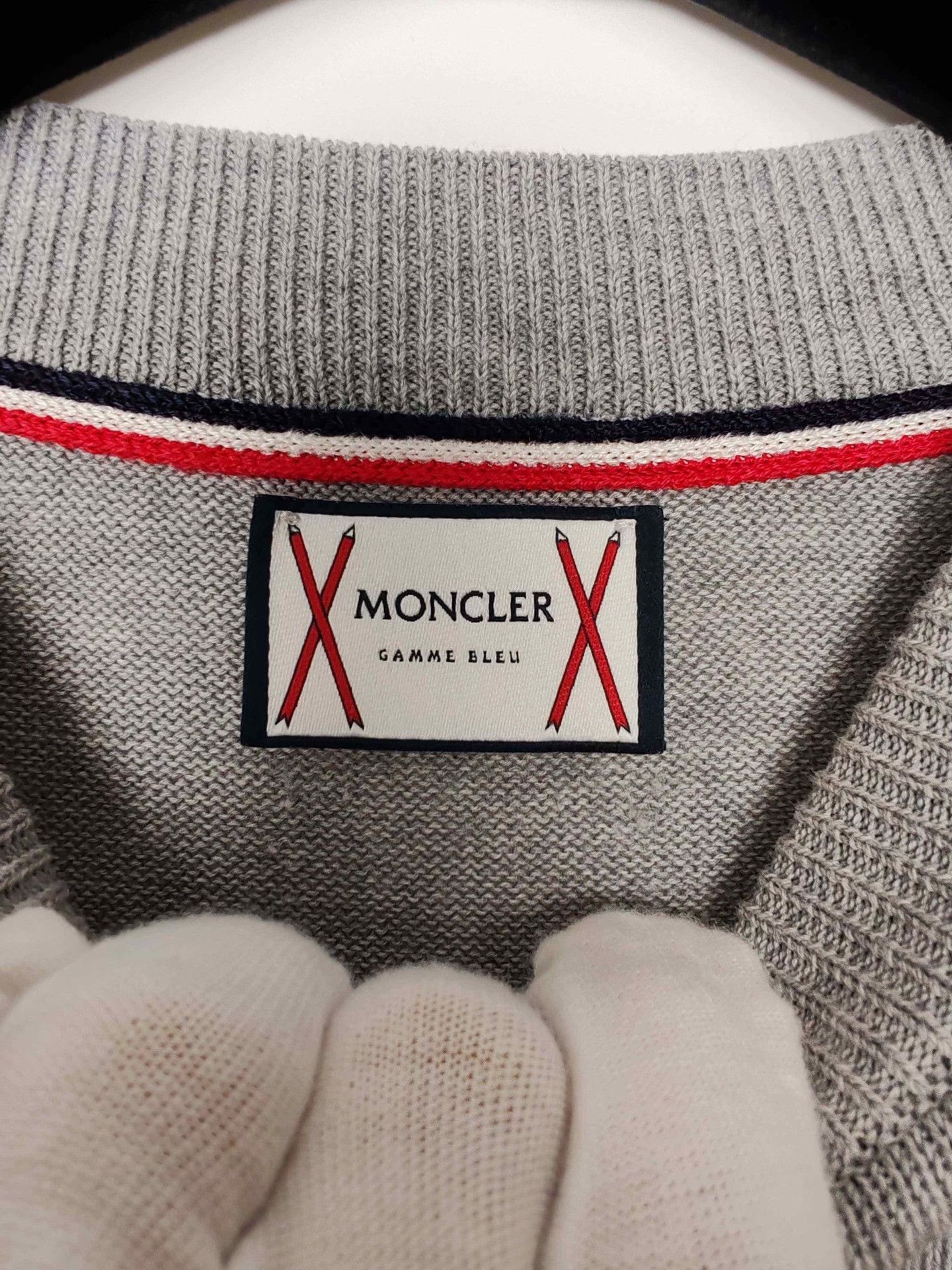 Moncler Moncler Gamme Bleu Striped Sweater Size S Size US S / EU 44-46 / 1 - 4 Thumbnail