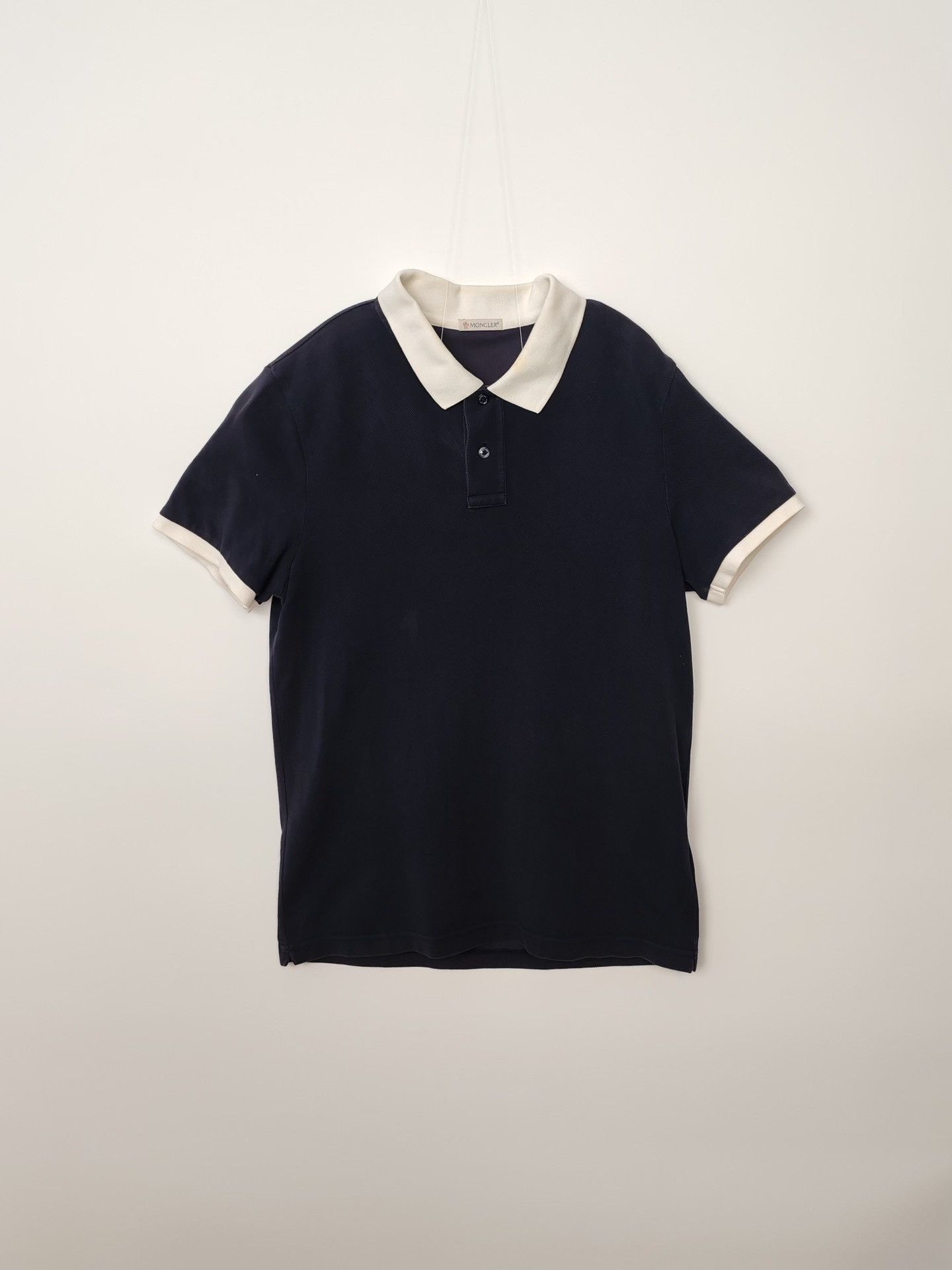Moncler Moncler Logo Trim Polo Shirt Size M Size US M / EU 48-50 / 2 - 2 Thumbnail