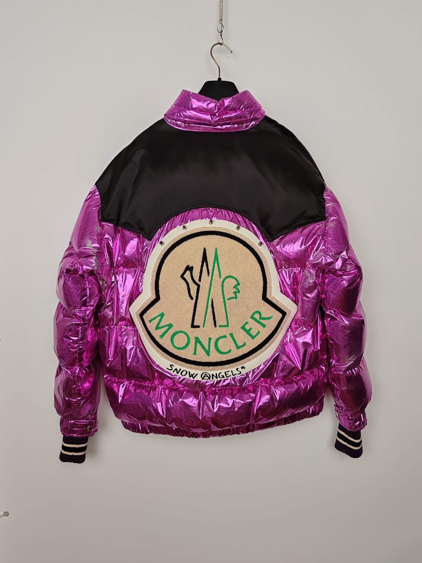 Moncler Moncler x Palm Angels Metallic Down Jacket 1 Size S / US 4 / IT 40 - 3 Thumbnail