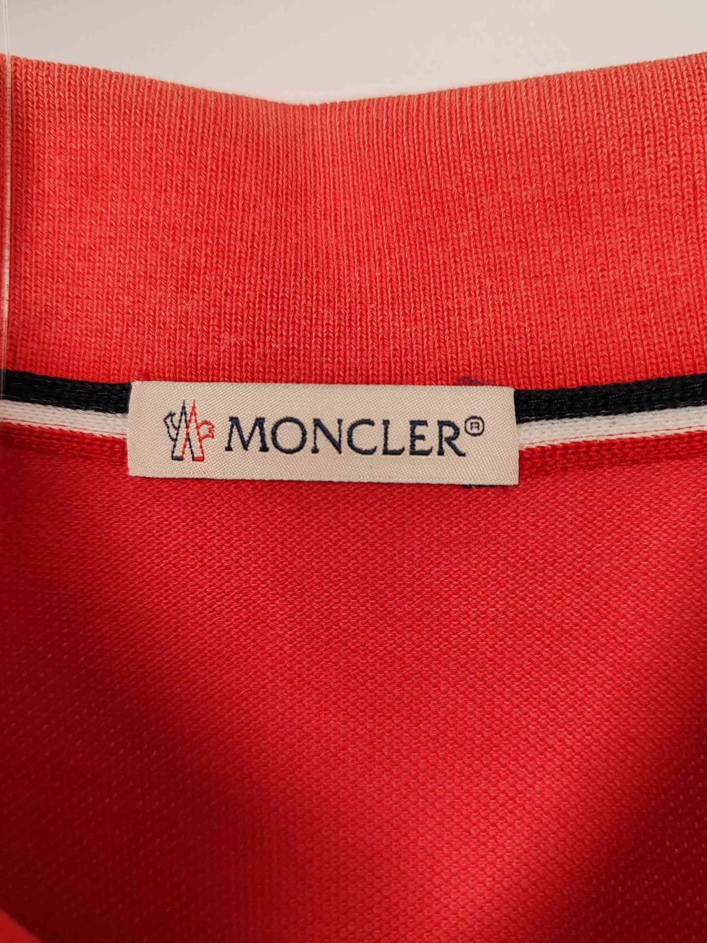 Moncler Moncler Logo Polo Shirt Size L Size US L / EU 52-54 / 3 - 4 Thumbnail