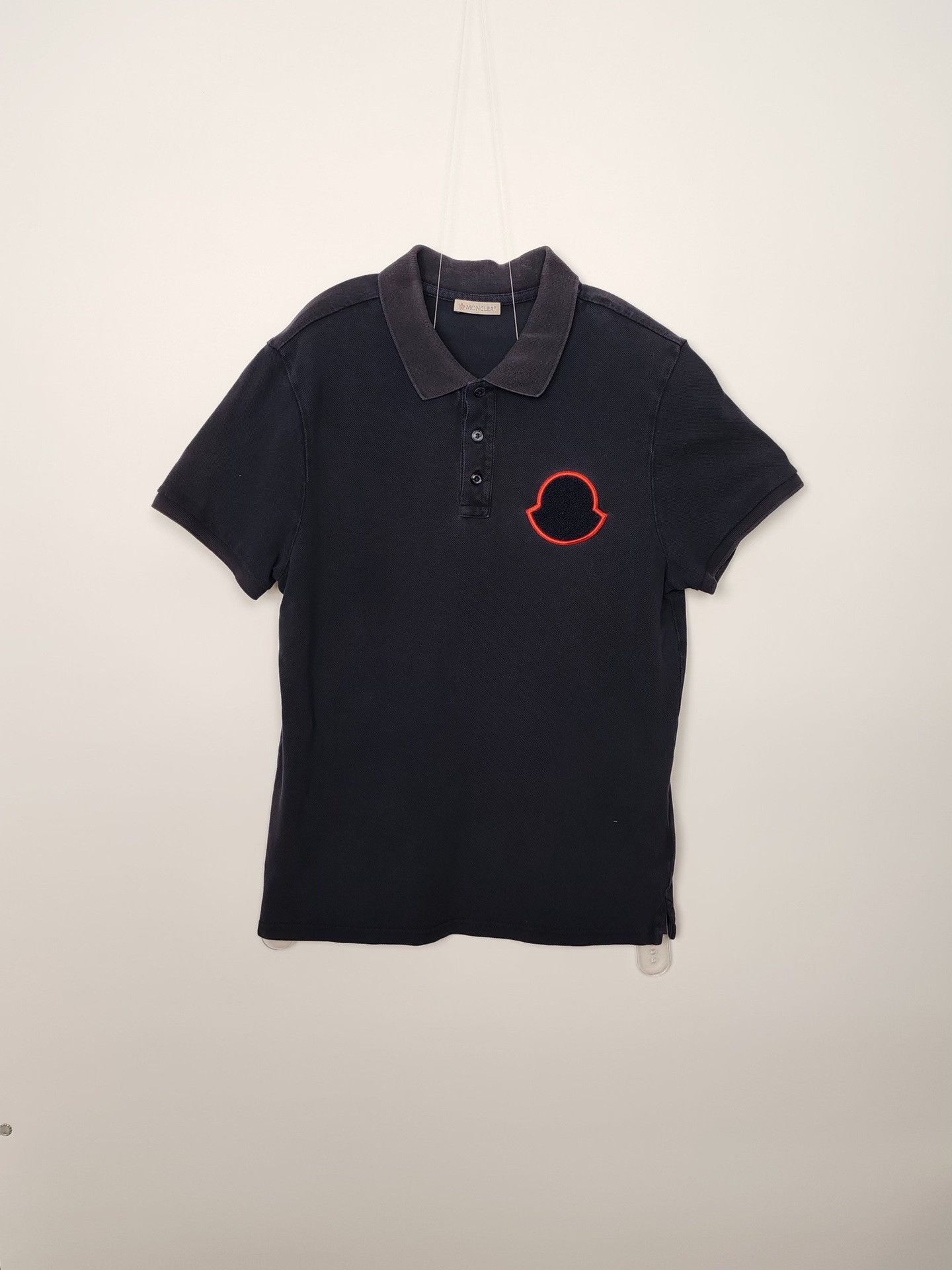 Moncler Moncler Logo Patch Polo Shirt Size S Size US S / EU 44-46 / 1 - 2 Thumbnail