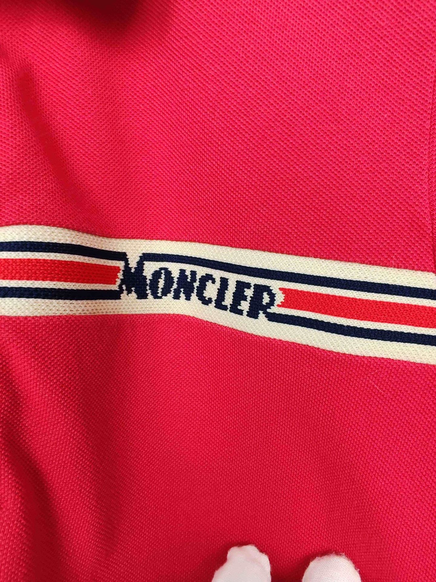 Moncler Moncler Striped Logo Polo Shirt Size S Size S / US 4 / IT 40 - 5 Thumbnail