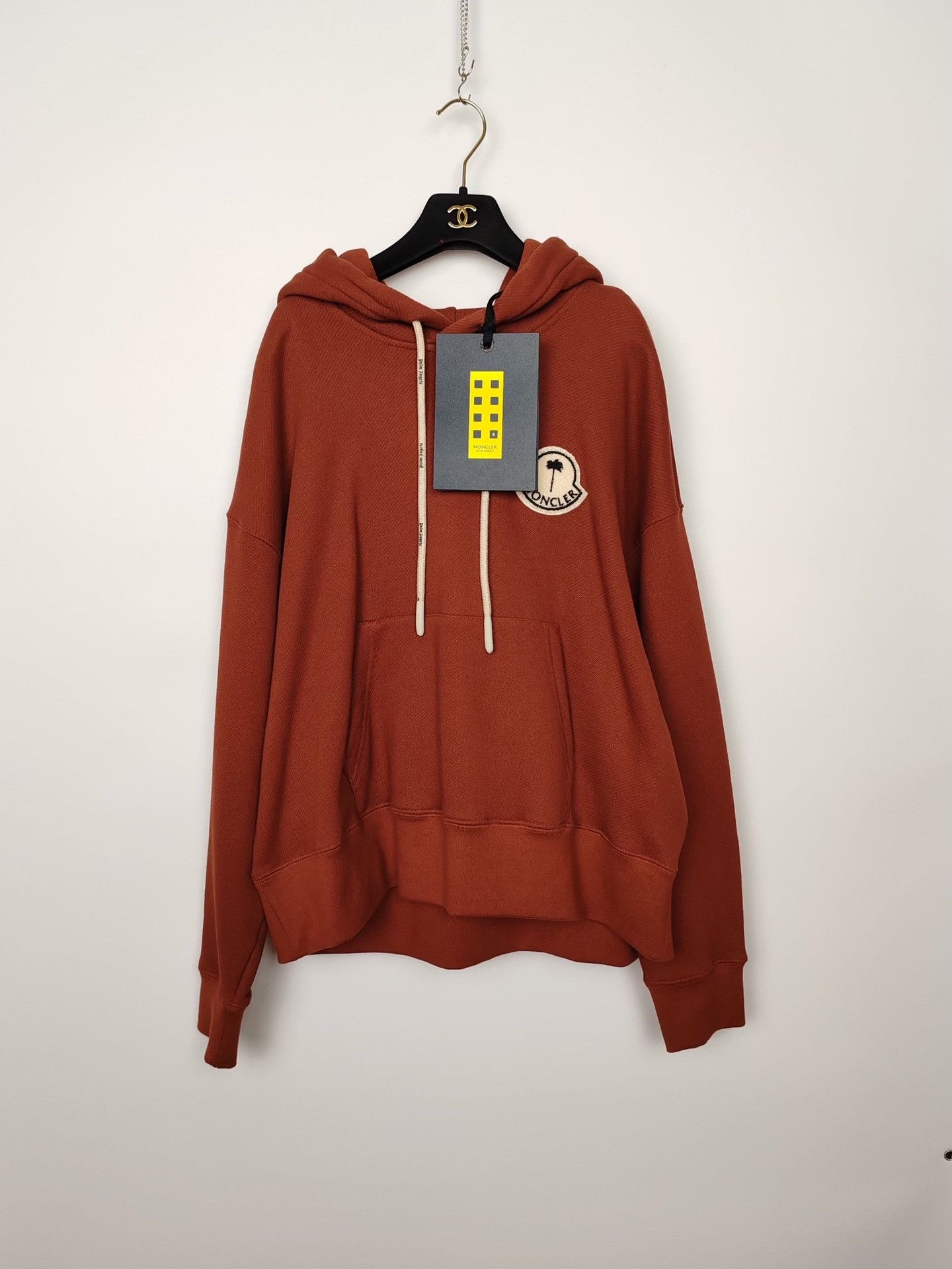 Moncler Moncler x Palm Angels Logo Hoodie Size S Size US S / EU 44-46 / 1 - 2 Thumbnail