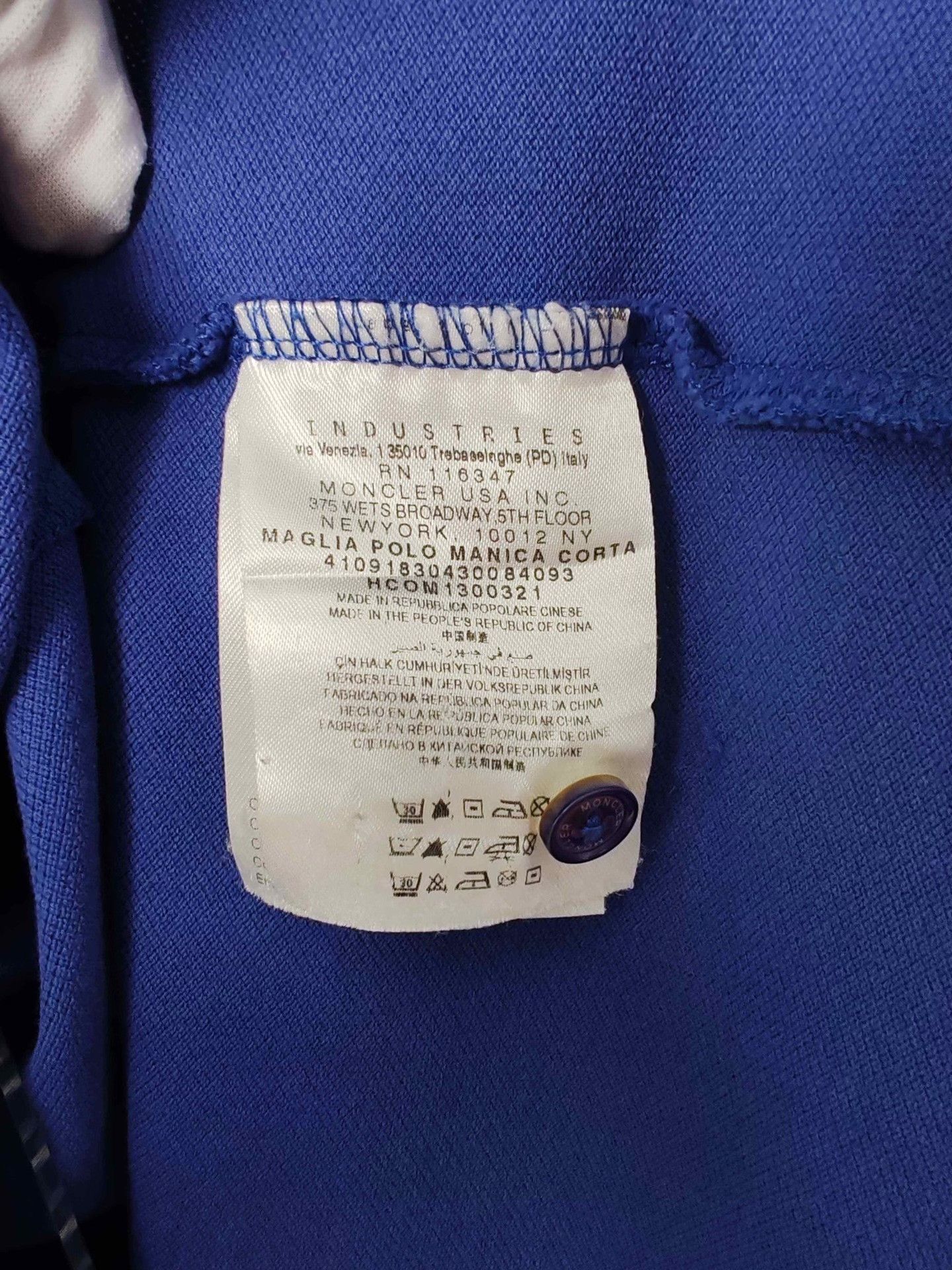 Moncler Moncler Logo Polo Shirt Size XL Size US XL / EU 56 / 4 - 8 Thumbnail