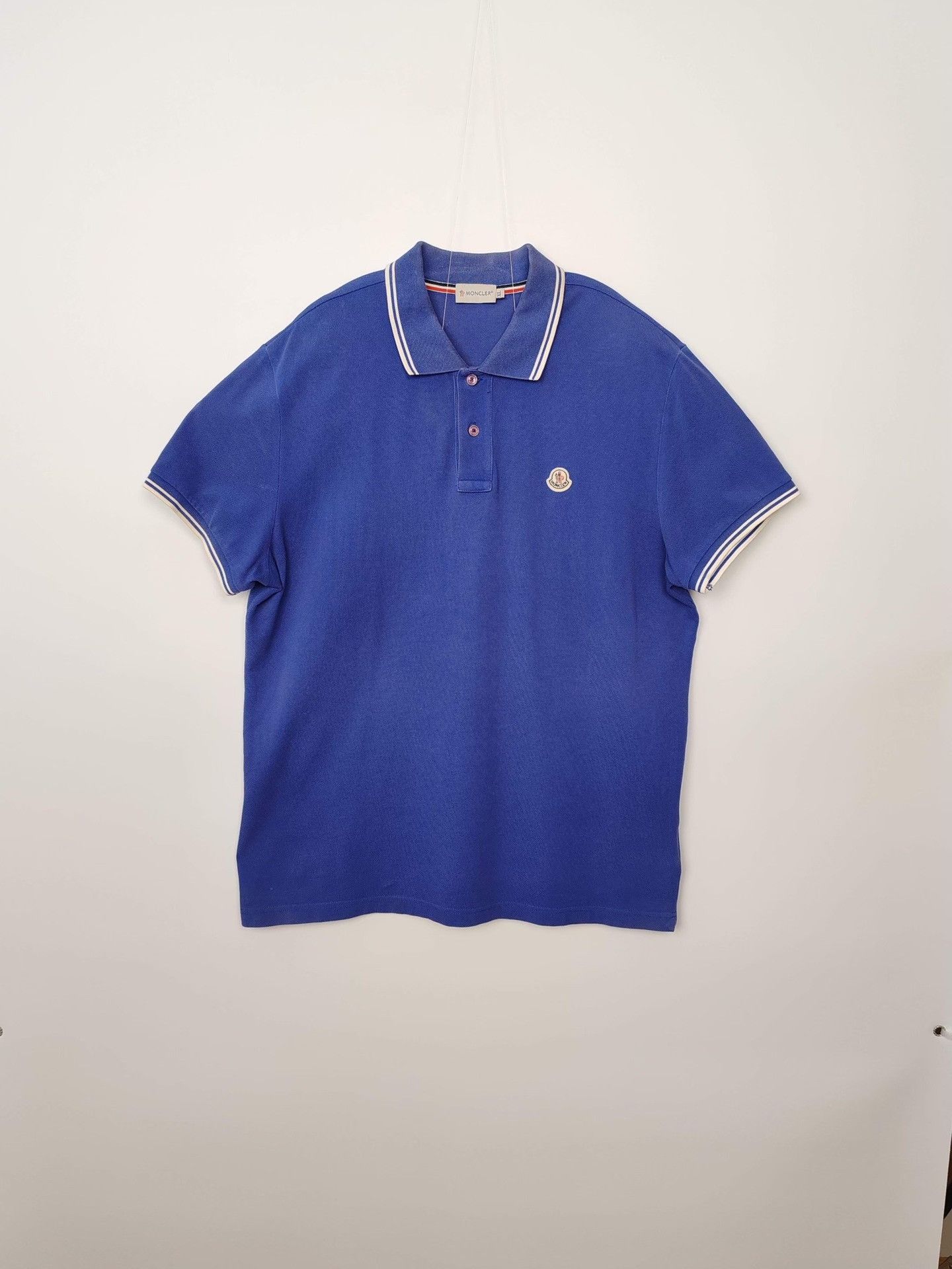 Moncler Moncler Logo Polo Shirt Size XL Size US XL / EU 56 / 4 - 2 Thumbnail