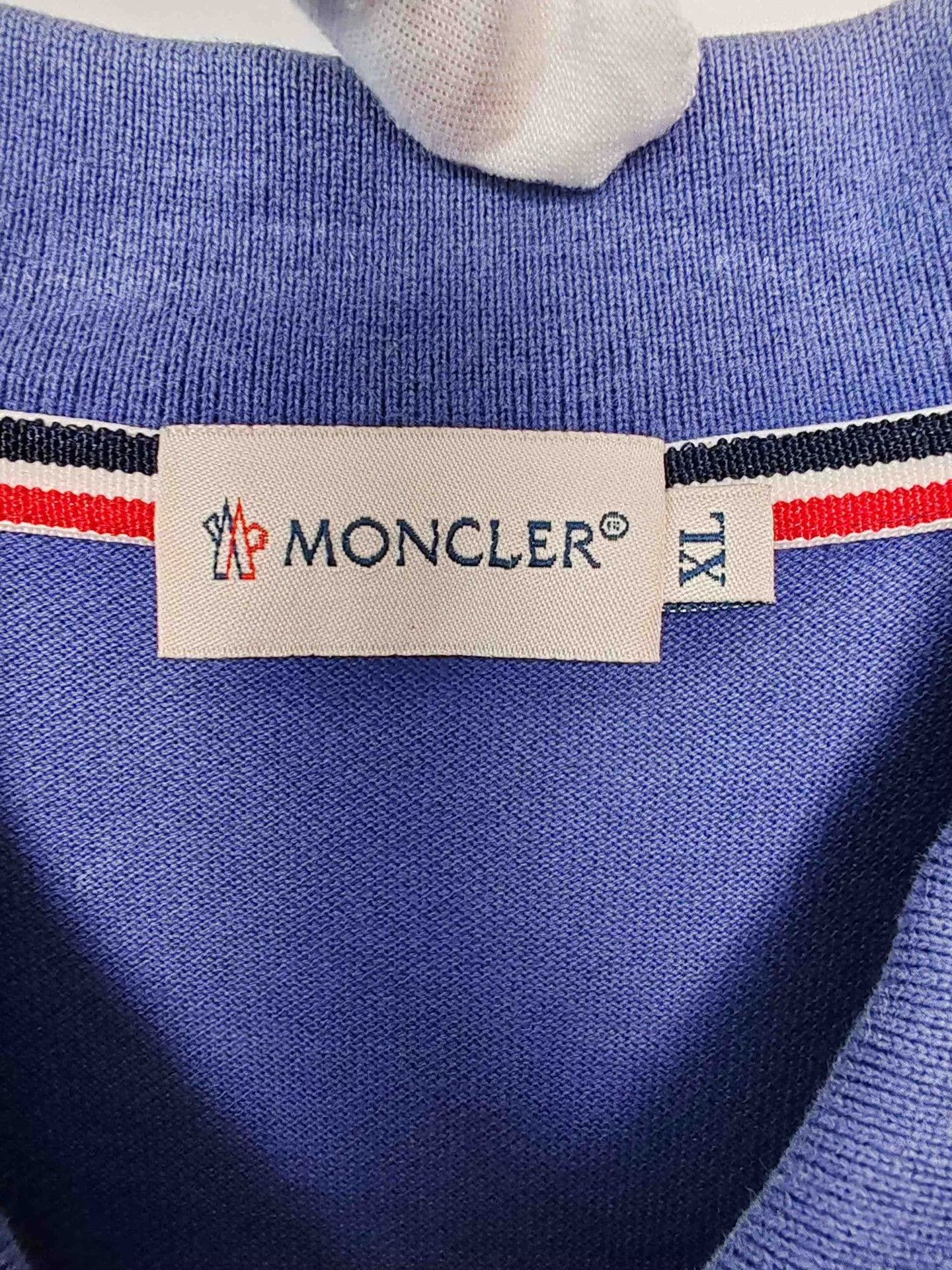 Moncler Moncler Logo Polo Shirt Size XL Size US XL / EU 56 / 4 - 4 Thumbnail