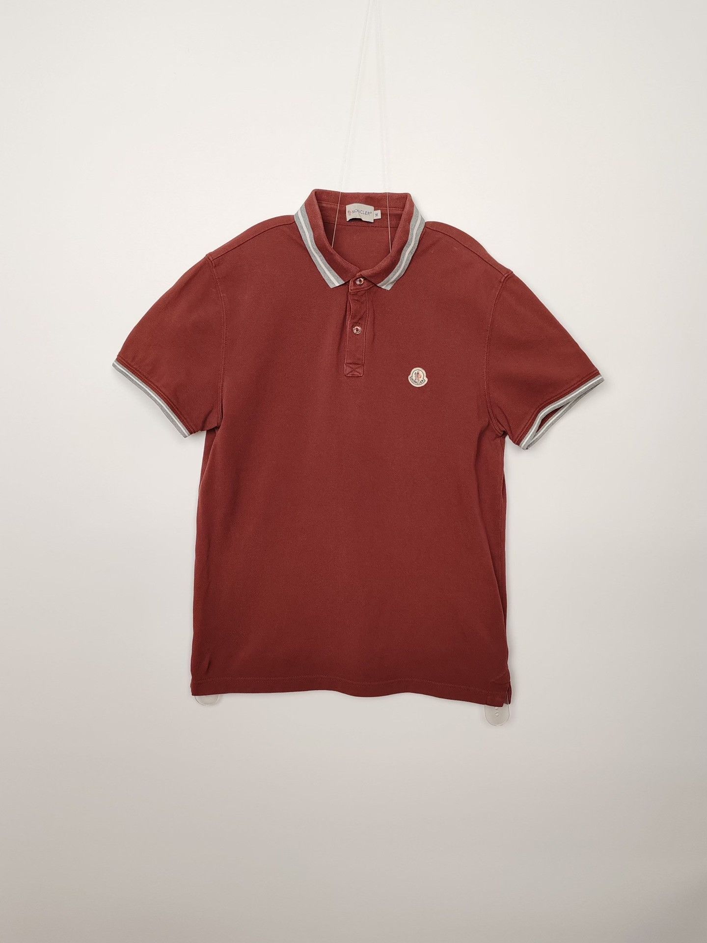 Moncler Moncler Logo Patch Polo Shirt Size M Size US M / EU 48-50 / 2 - 2 Thumbnail