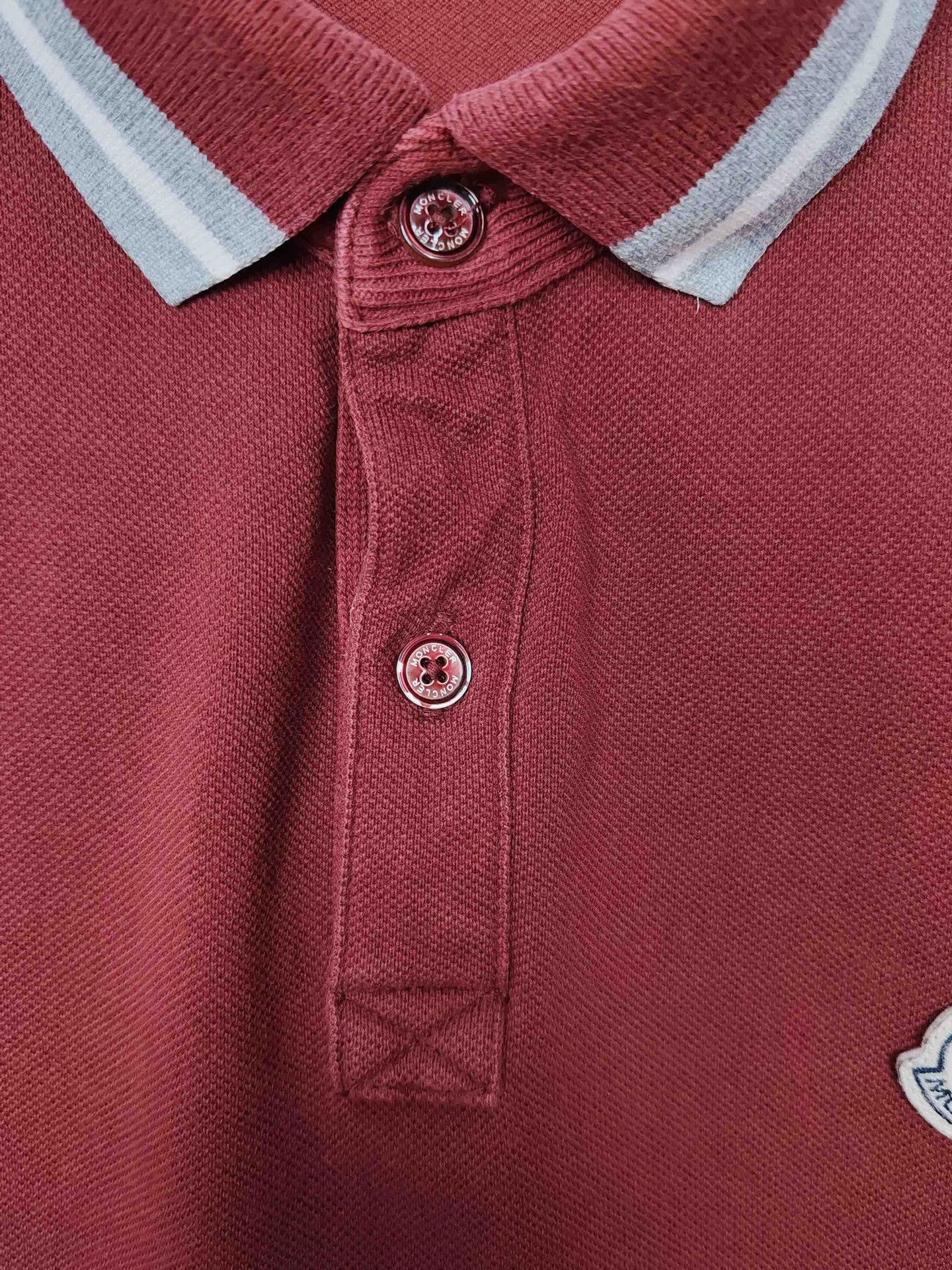 Moncler Moncler Logo Patch Polo Shirt Size M Size US M / EU 48-50 / 2 - 6 Thumbnail
