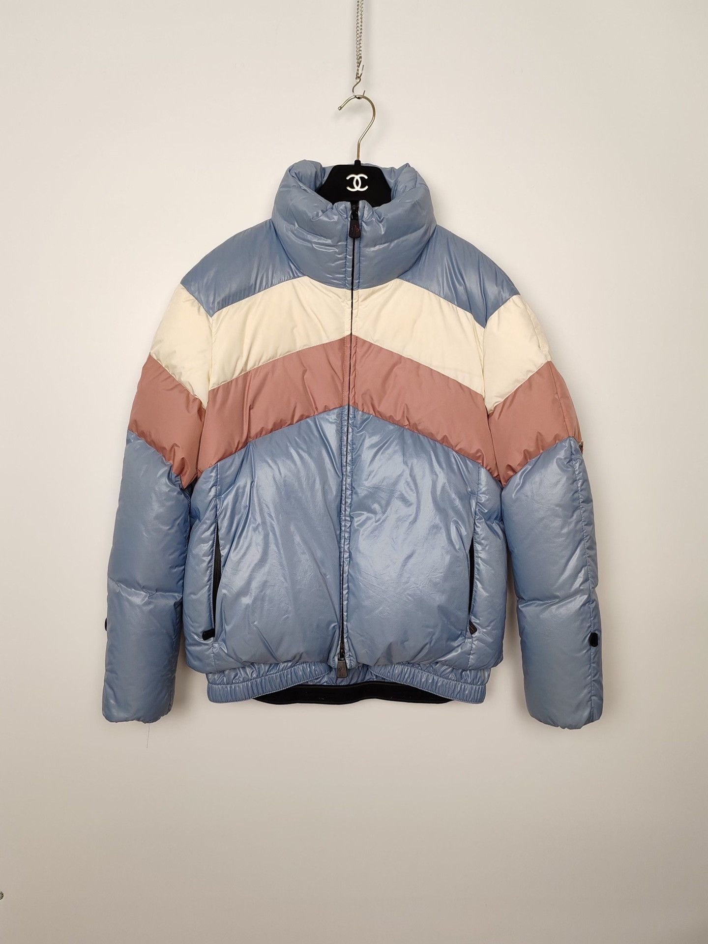 Moncler Moncler Grenoble Chevron Colorblock Puffer Jacket Size S Size US S / EU 44-46 / 1 - 2 Thumbnail