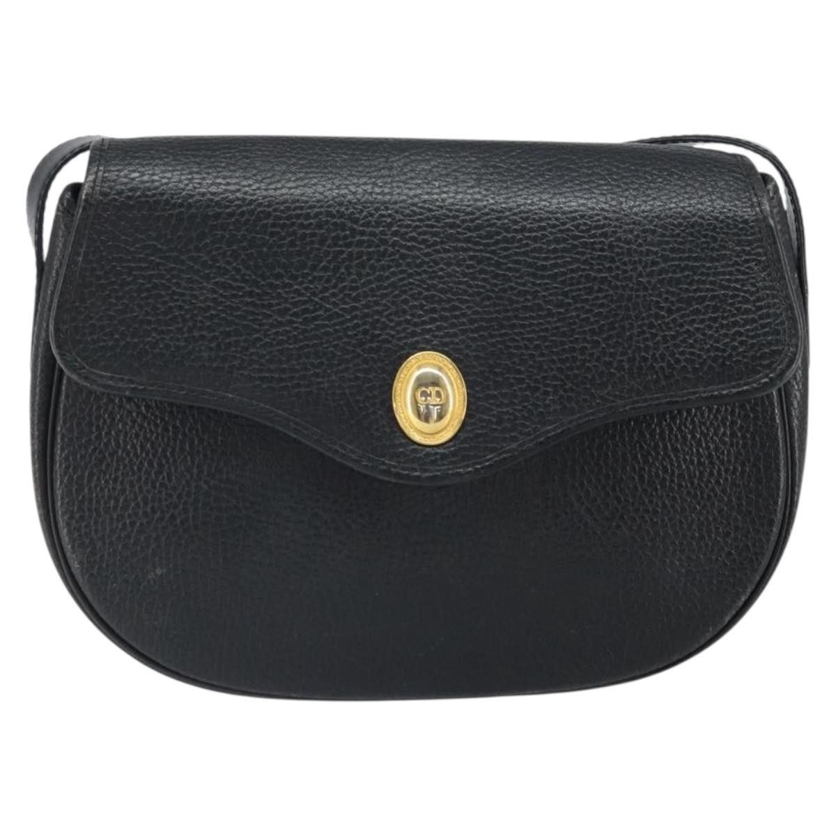 Dior Christian Dior Vintage CD Logo Shoulder Bag Leather Size ONE SIZE - 18 Thumbnail