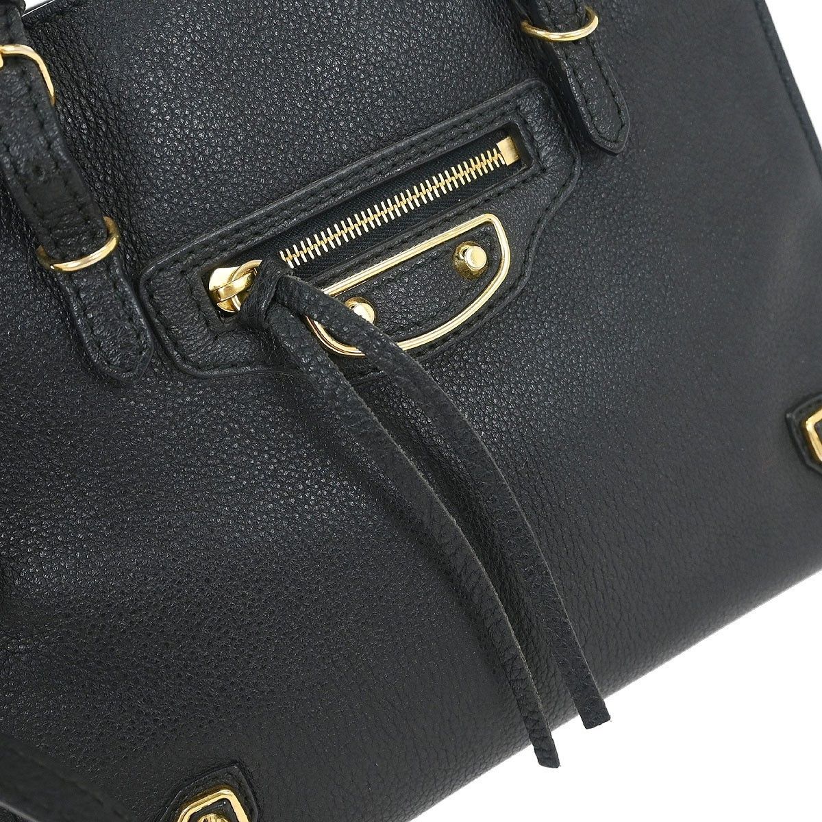 Balenciaga Balenciaga Papier A4 Classic Metallic Edge Bag Leather Size ONE SIZE - 5 Thumbnail