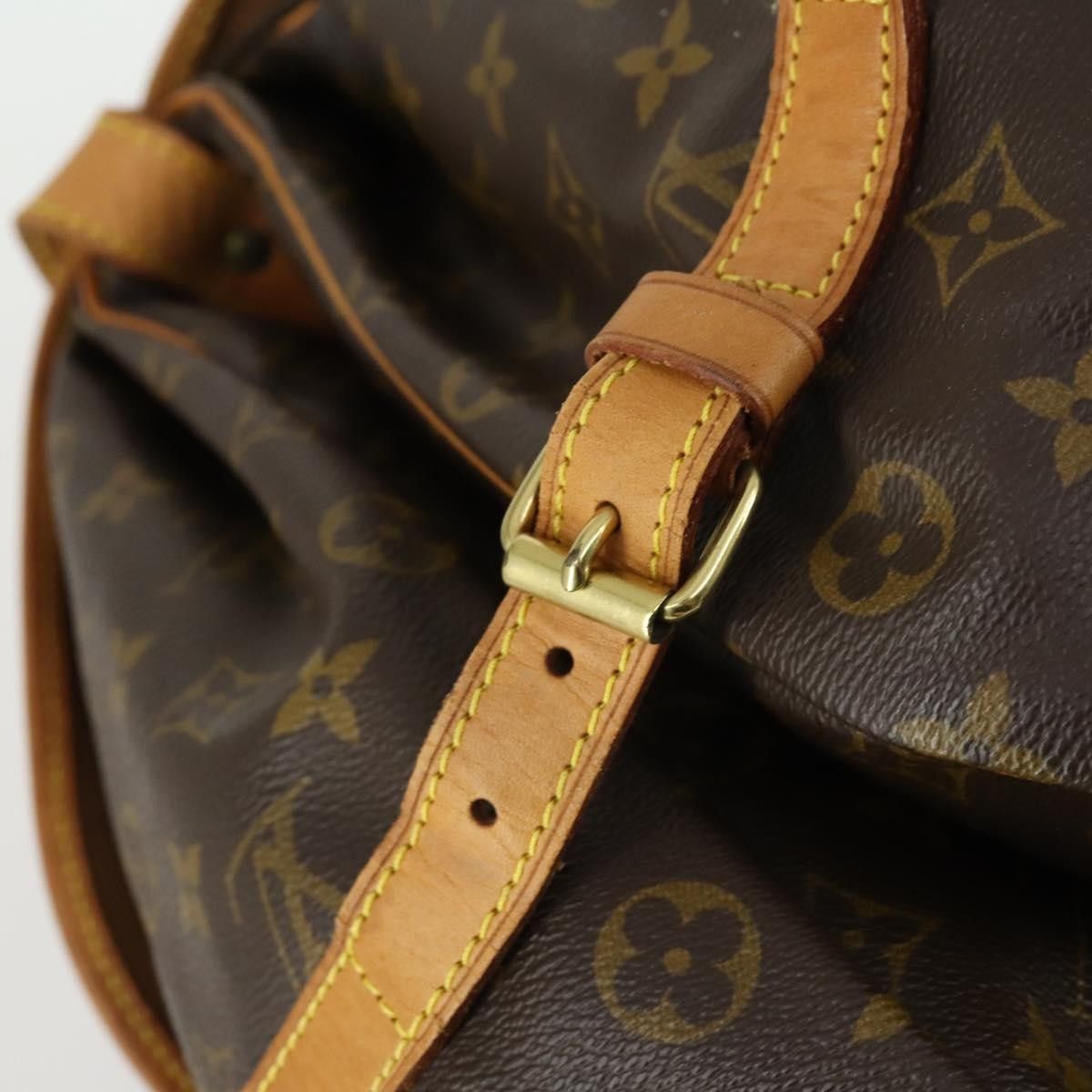 Louis Vuitton Louis Vuitton Saumur Handbag Monogram Canvas Size ONE SIZE - 16 Thumbnail