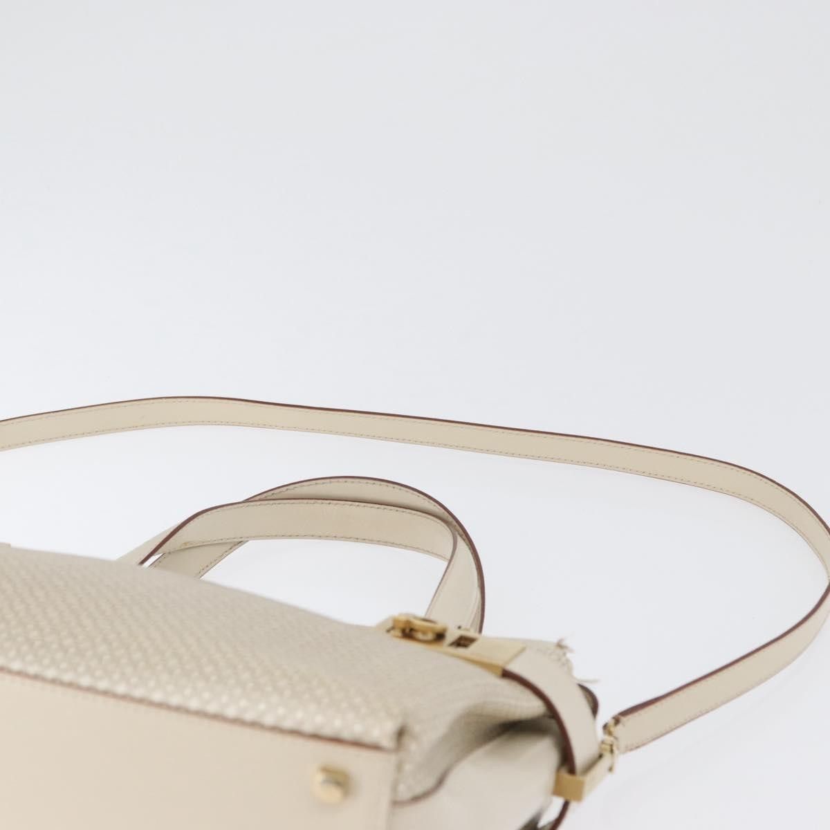Salvatore Ferragamo Salvatore Ferragamo Double Gancini Side Buckle Tote Leather Size ONE SIZE - 18 Thumbnail
