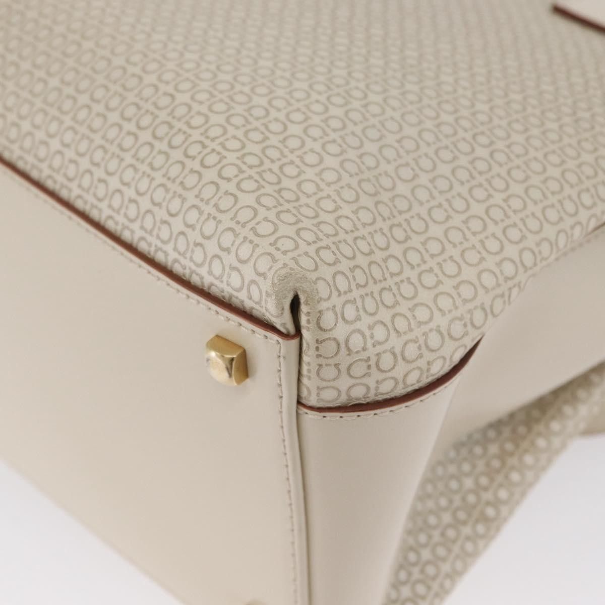 Salvatore Ferragamo Salvatore Ferragamo Double Gancini Side Buckle Tote Leather Size ONE SIZE - 11 Thumbnail