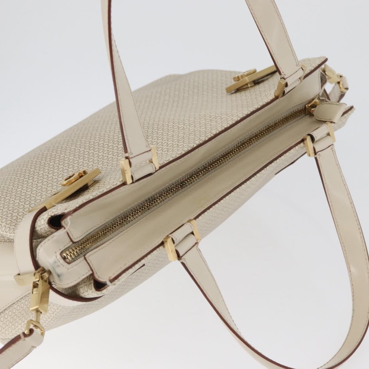 Salvatore Ferragamo Salvatore Ferragamo Double Gancini Side Buckle Tote Leather Size ONE SIZE - 15 Thumbnail