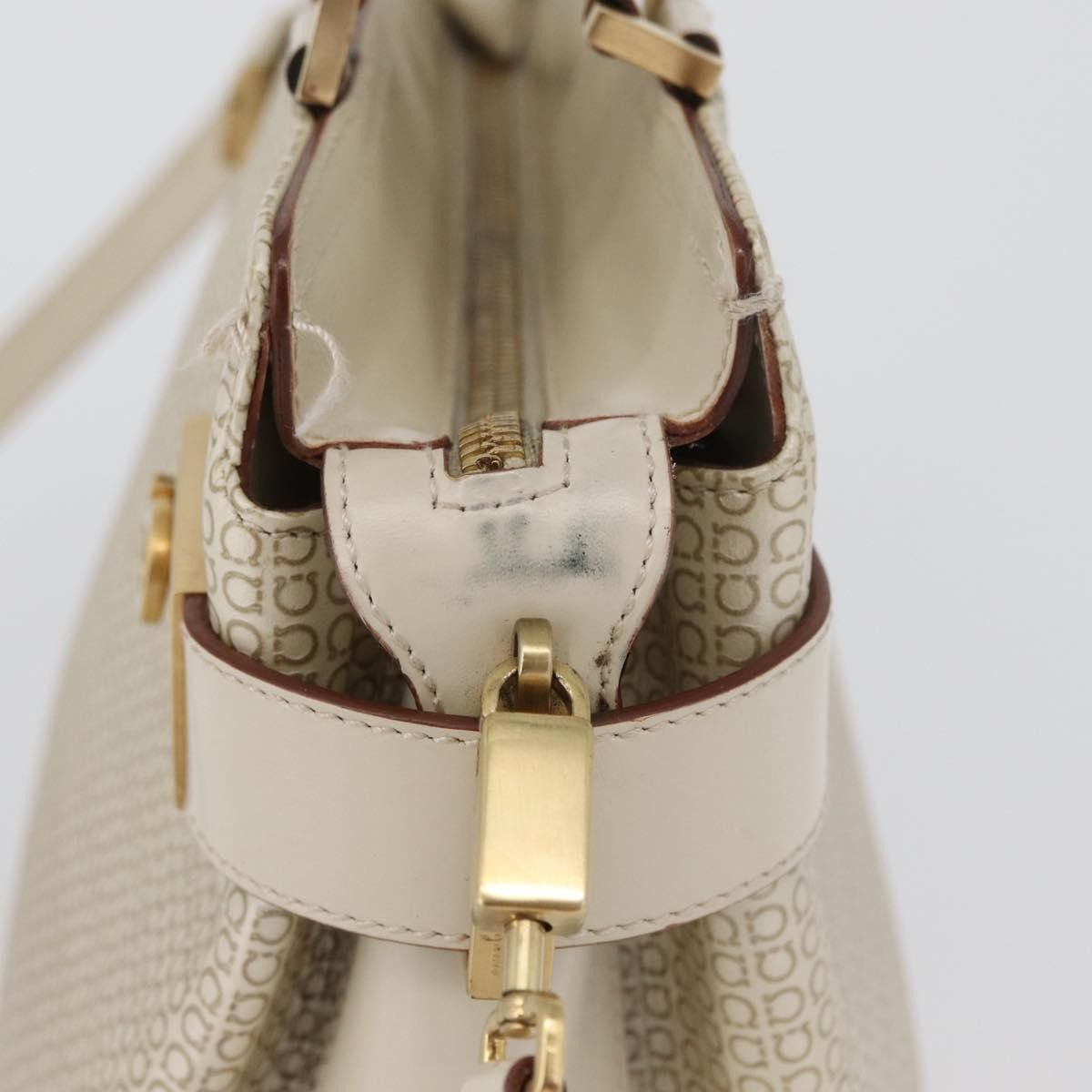 Salvatore Ferragamo Salvatore Ferragamo Double Gancini Side Buckle Tote Leather Size ONE SIZE - 20 Thumbnail