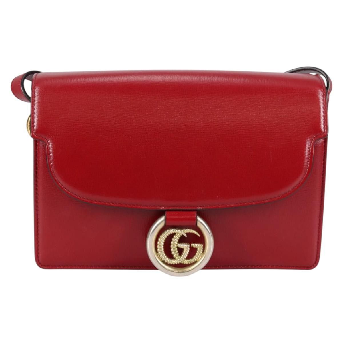 Gucci Gucci GG Ring Shoulder Bag Leather Size ONE SIZE - 19 Thumbnail