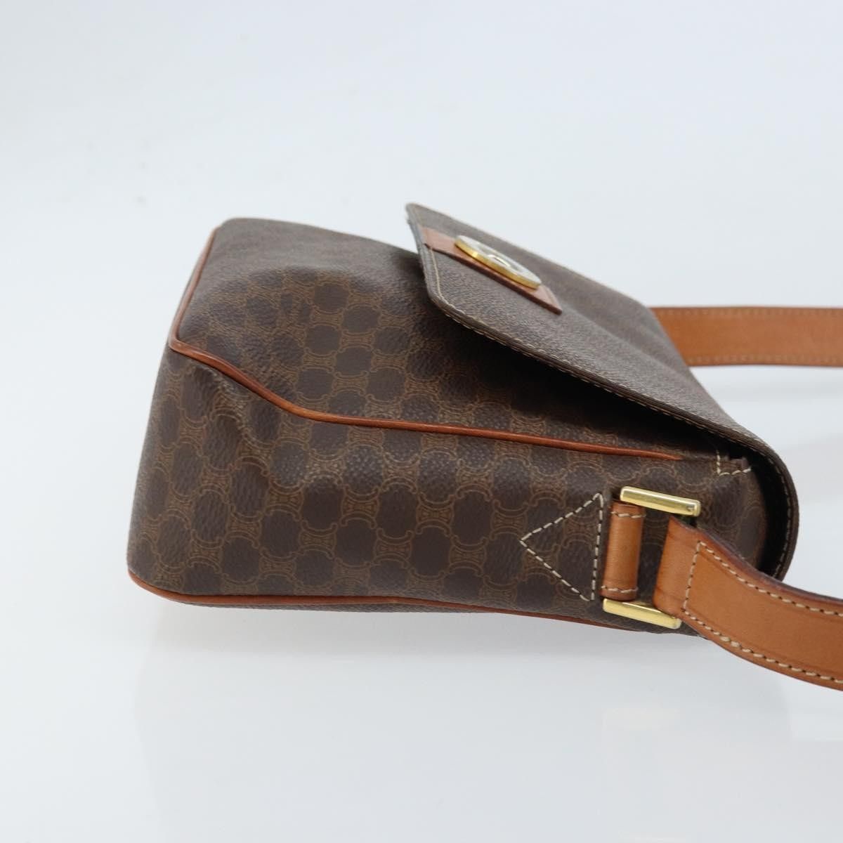Celine Celine Vintage Macadam Circle Logo Canvas and Leather Size ONE SIZE - 3 Thumbnail