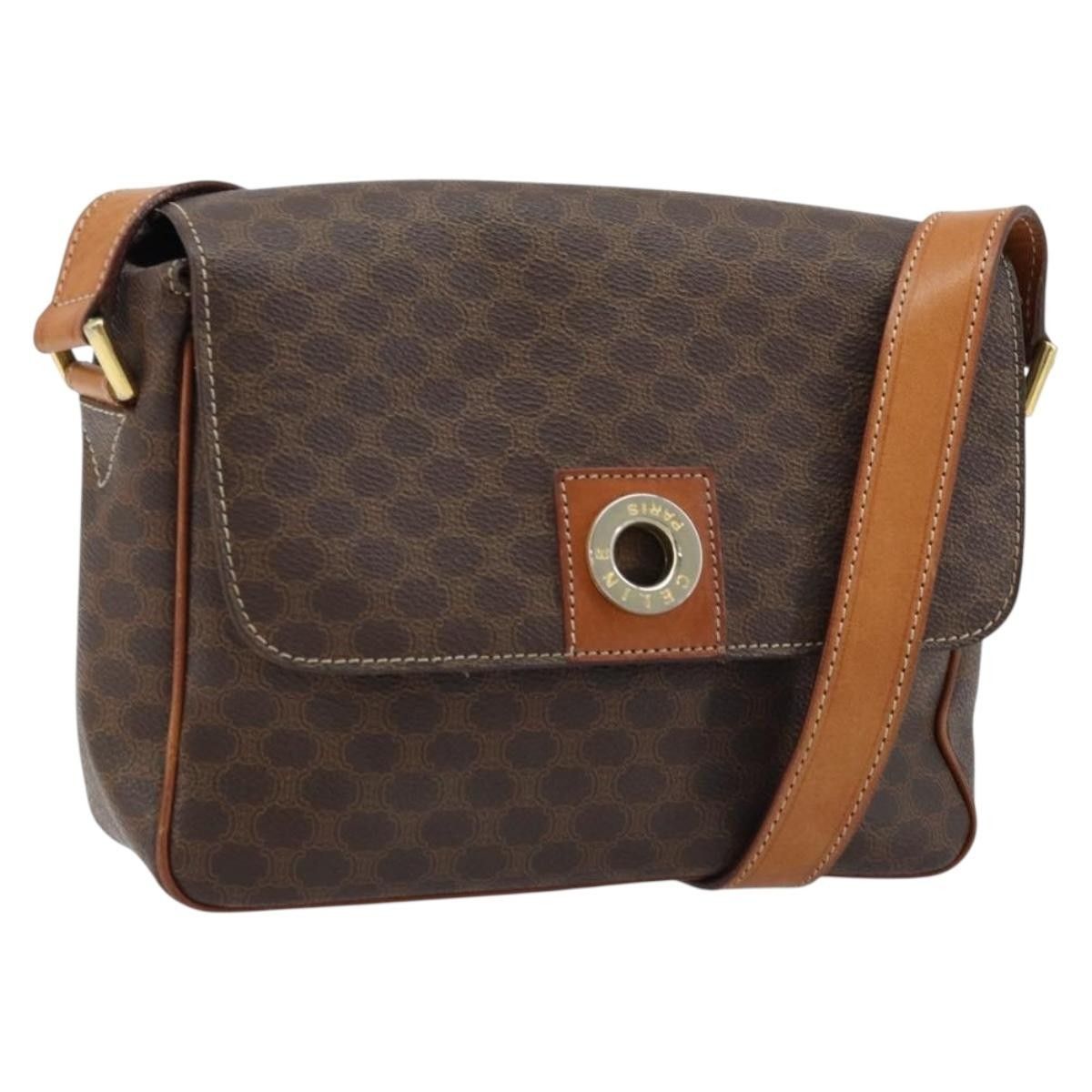 Celine Celine Vintage Macadam Circle Logo Canvas and Leather Size ONE SIZE - 18 Thumbnail