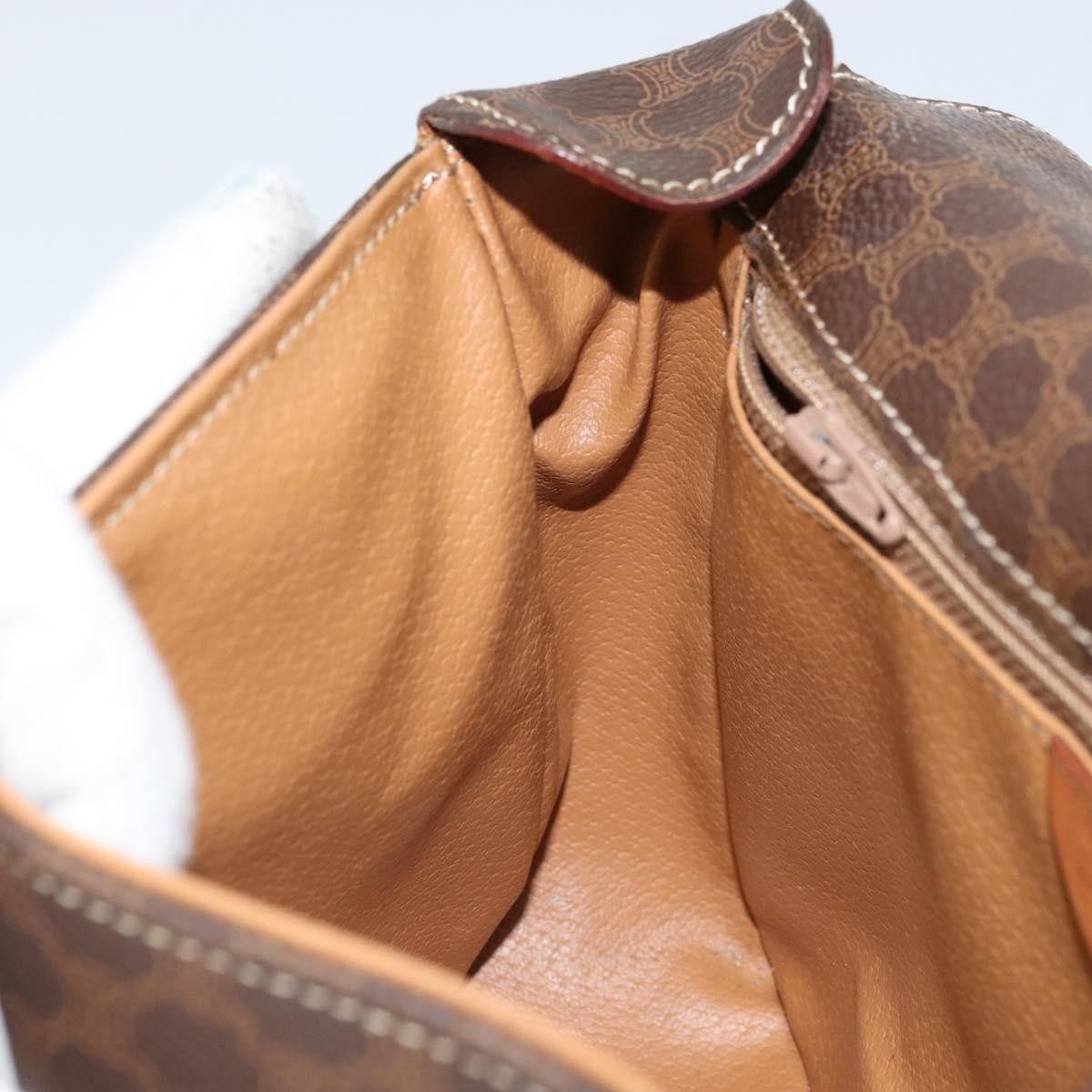Celine Celine Vintage Macadam Circle Logo Canvas and Leather Size ONE SIZE - 20 Thumbnail