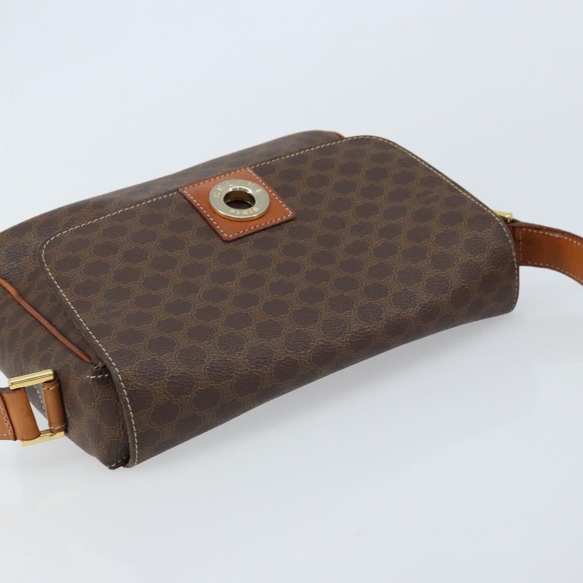 Celine Celine Vintage Macadam Circle Logo Canvas and Leather Size ONE SIZE - 15 Thumbnail