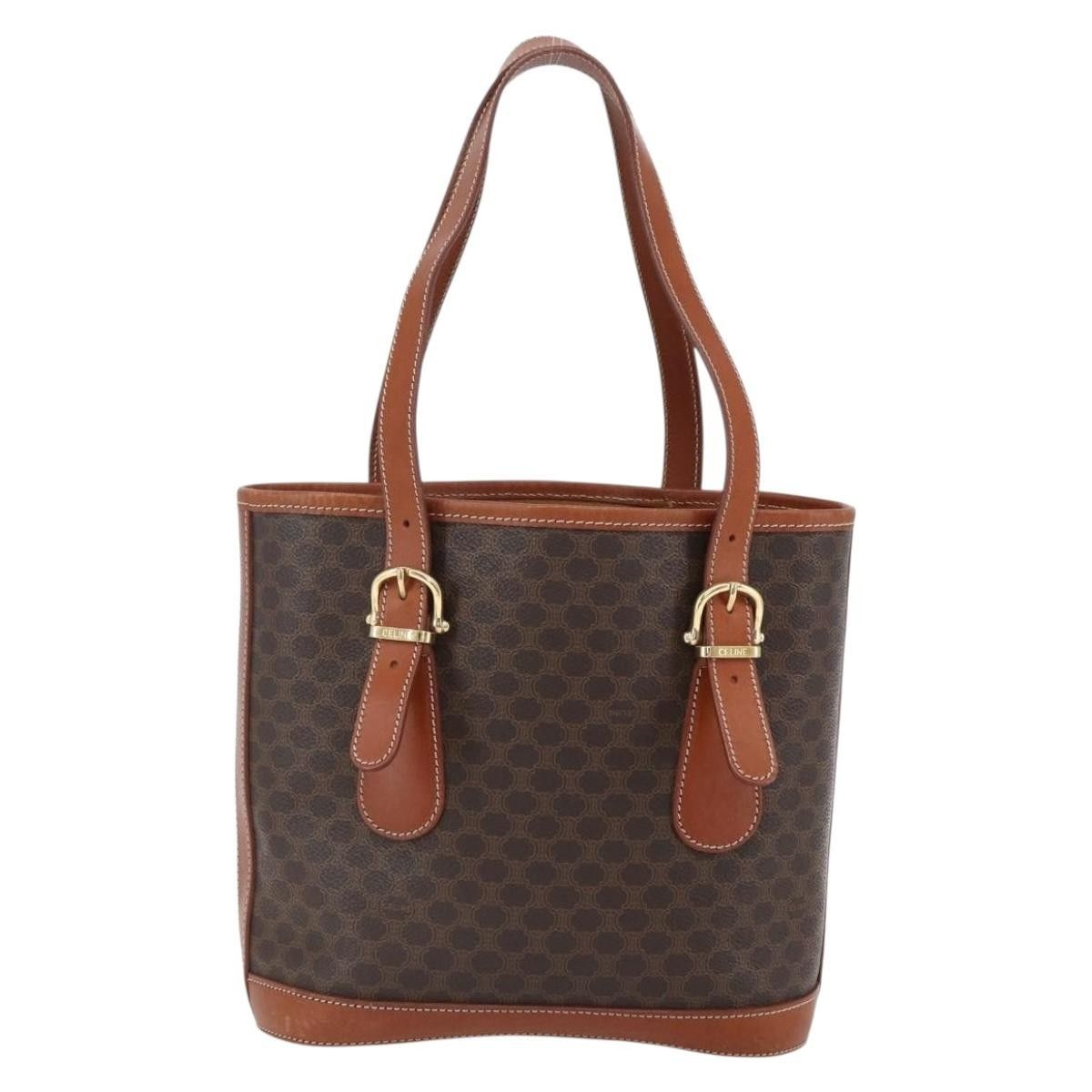 Celine Celine Vintage Macadam Canvas and Leather Size ONE SIZE - 2 Thumbnail