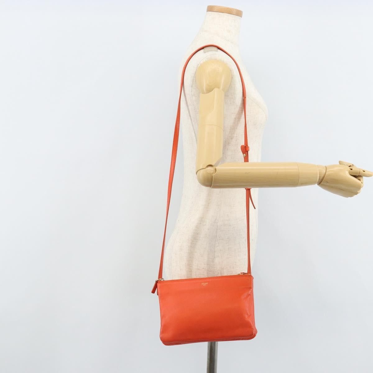 Celine Celine Trio Crossbody Bag Leather Size ONE SIZE - 15 Thumbnail