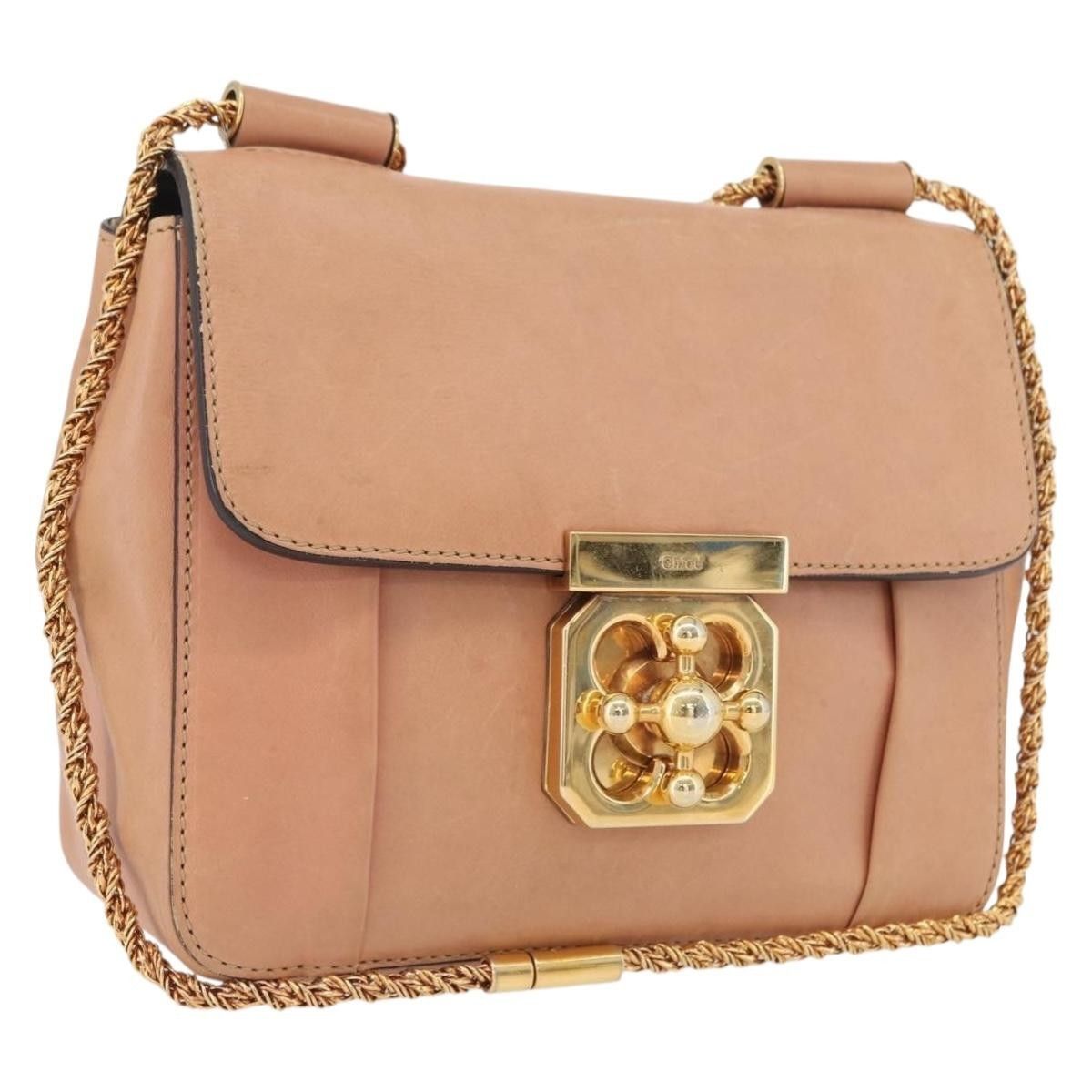 Chloe Chloe Elsie Chain Shoulder Bag Leather Size ONE SIZE - 17 Thumbnail