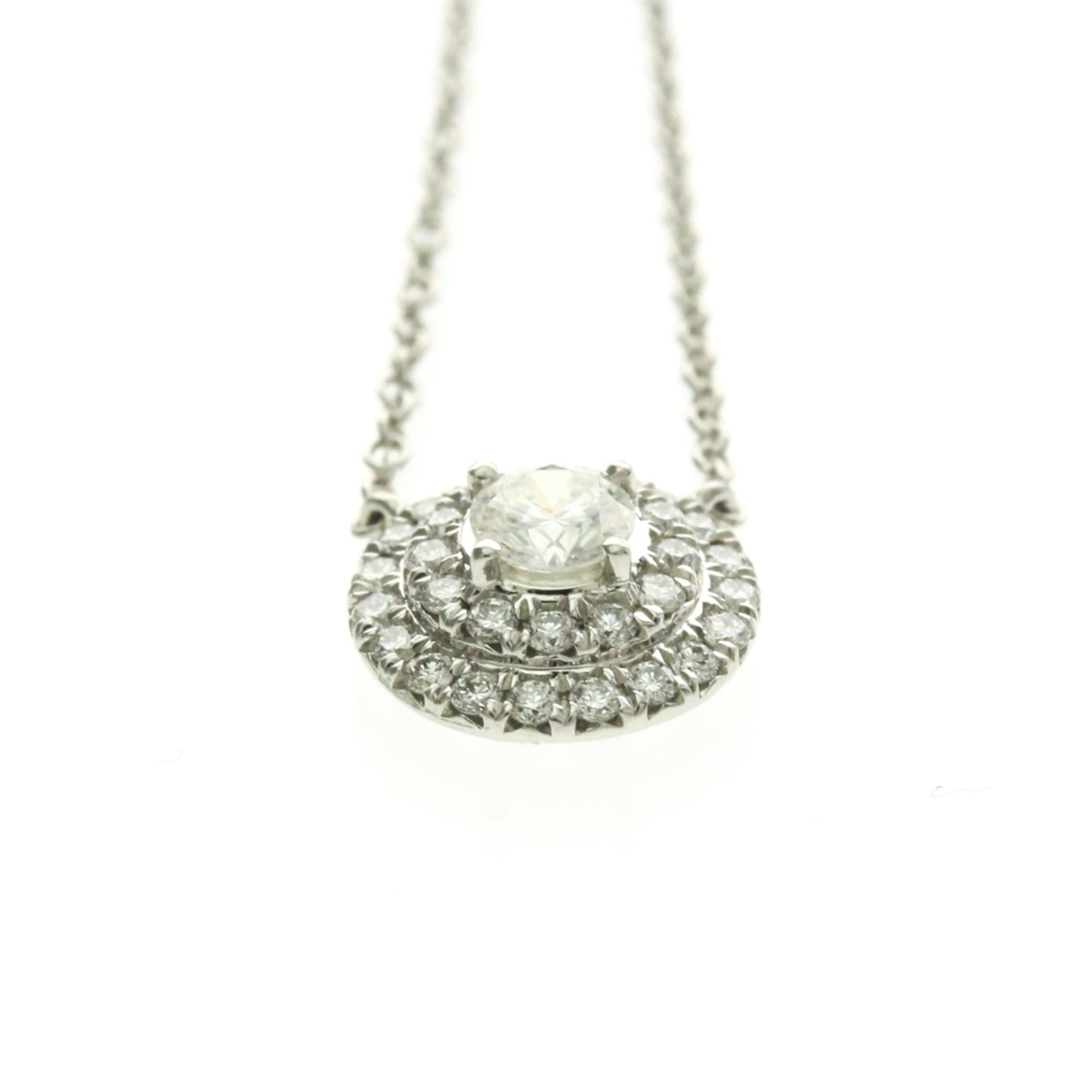 Tiffany & Co. Tiffany & Co. Soleste Round Pendant Platinum with Diamonds Size ONE SIZE - 6 Thumbnail