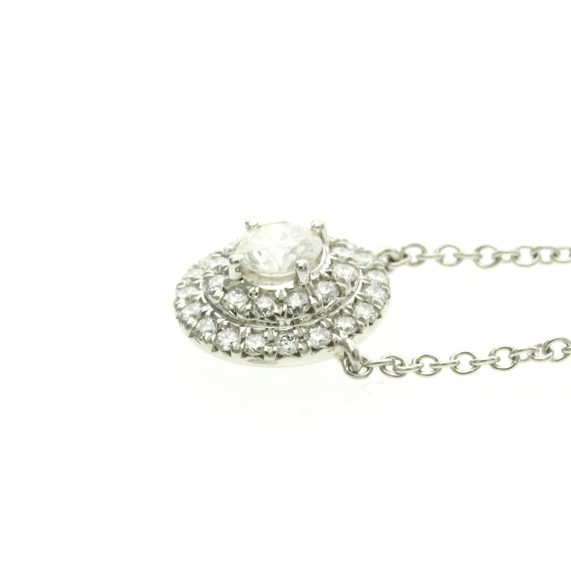 Tiffany & Co. Tiffany & Co. Soleste Round Pendant Platinum with Diamonds Size ONE SIZE - 4 Thumbnail
