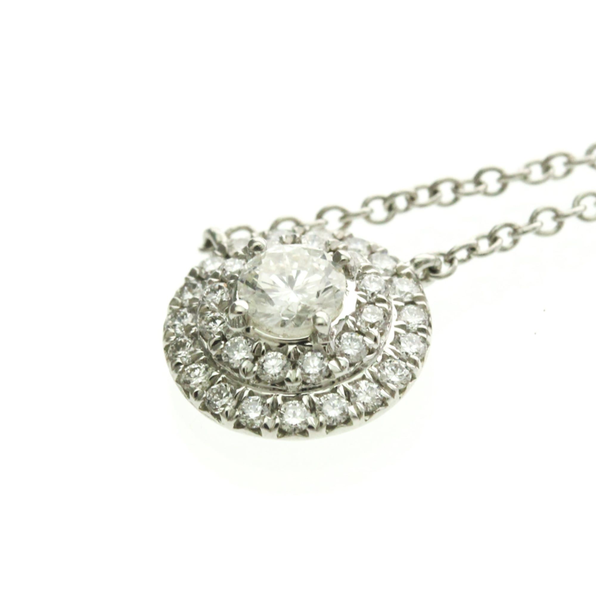 Tiffany & Co. Tiffany & Co. Soleste Round Pendant Platinum with Diamonds Size ONE SIZE - 8 Thumbnail