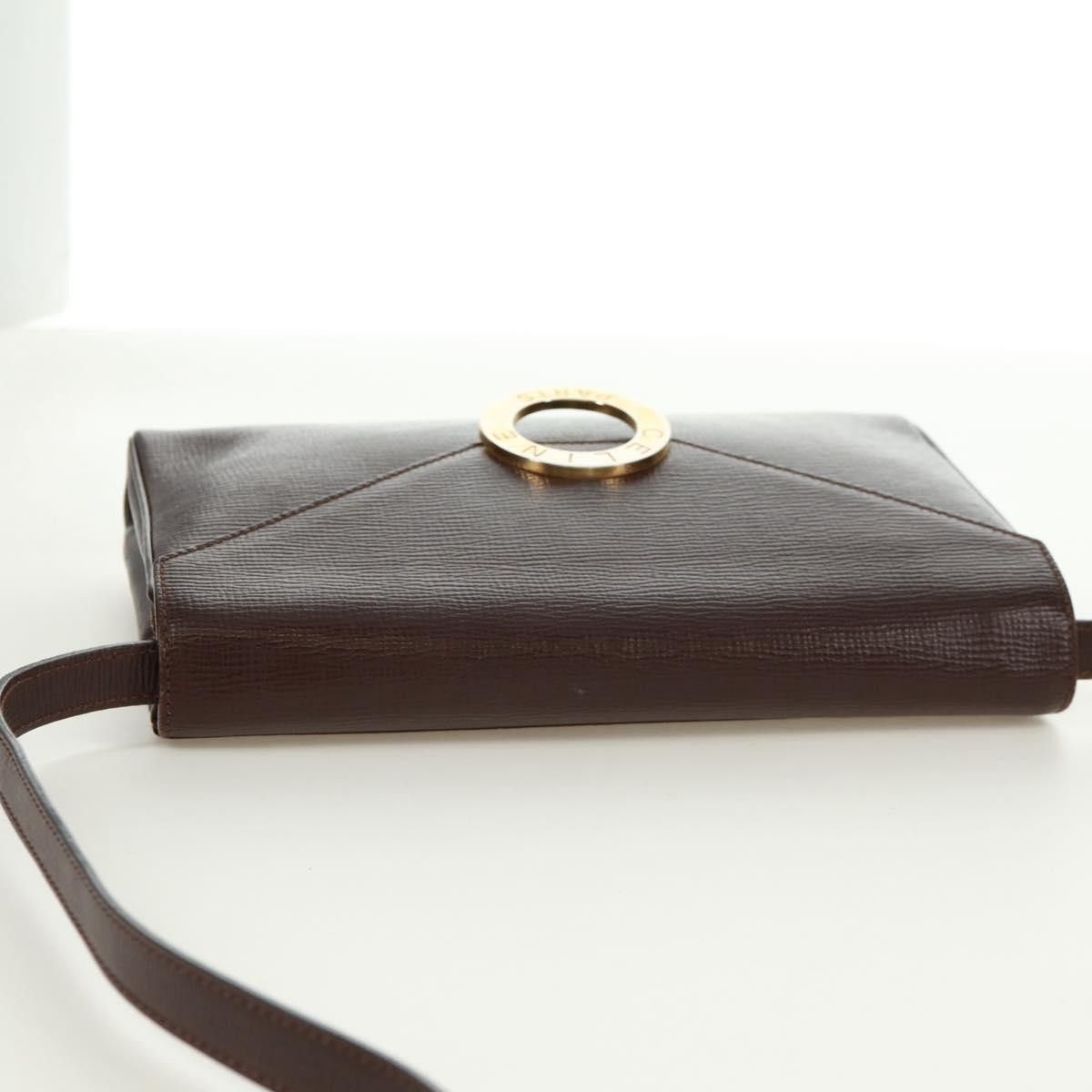 Celine Celine Circle Logo Shoulder Bag Leather Size ONE SIZE - 16 Thumbnail
