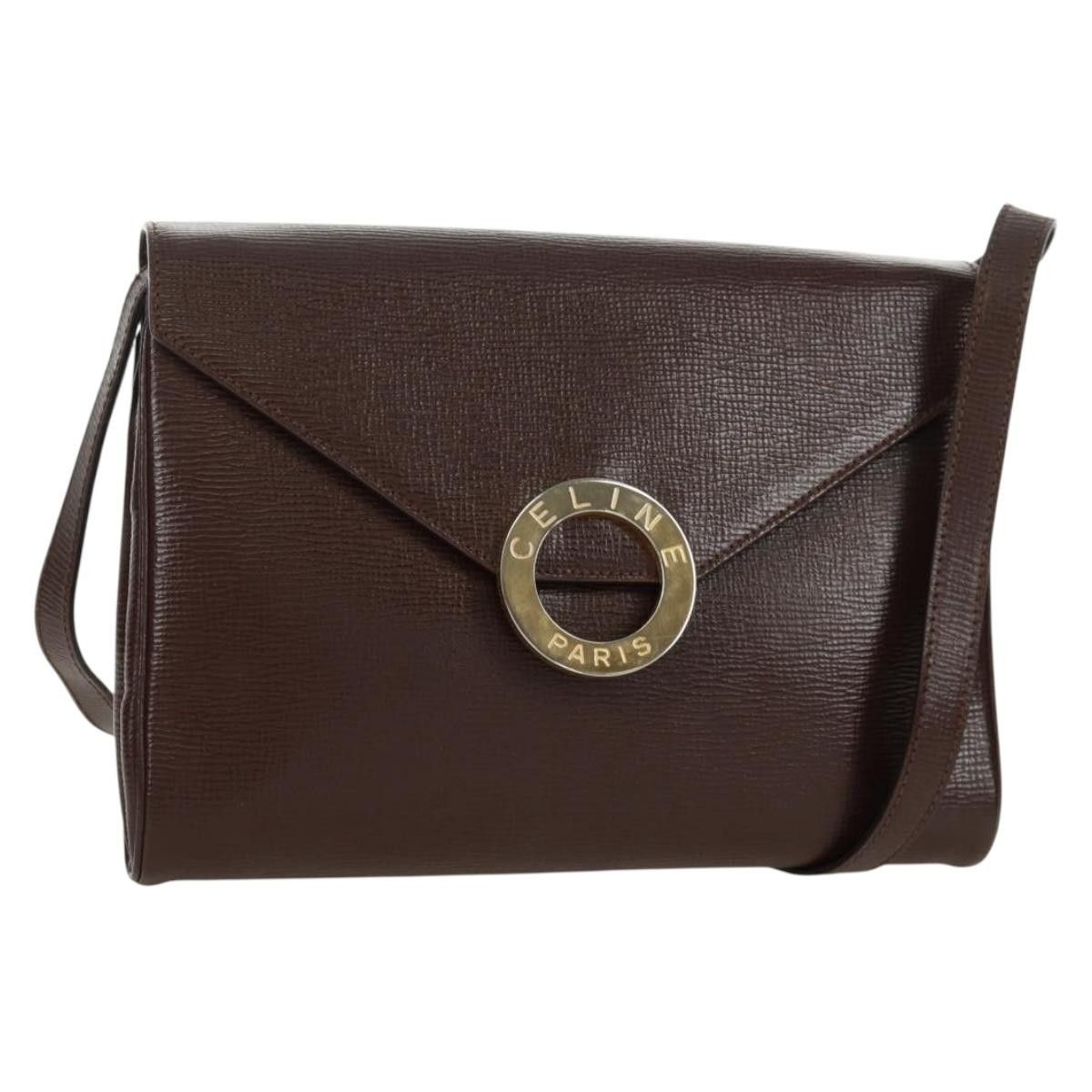 Celine Celine Circle Logo Shoulder Bag Leather Size ONE SIZE - 19 Thumbnail