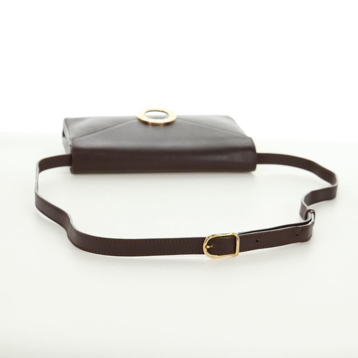 Celine Celine Circle Logo Shoulder Bag Leather Size ONE SIZE - 7 Thumbnail