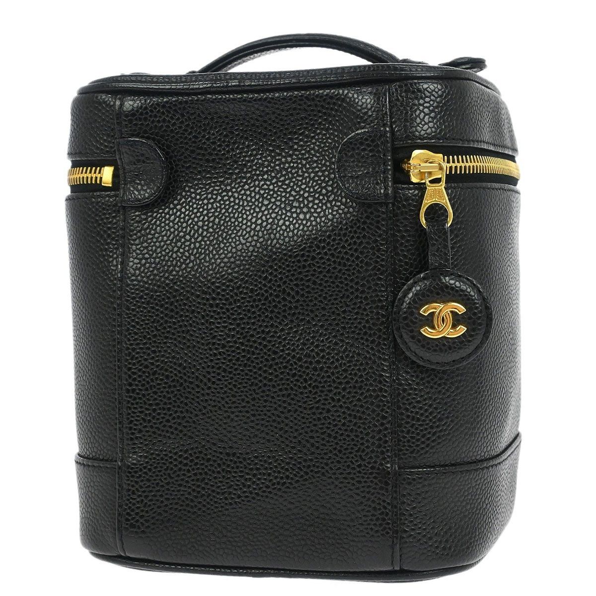 Chanel Chanel Vintage Timeless Cosmetic Case Caviar Size ONE SIZE - 2 Thumbnail