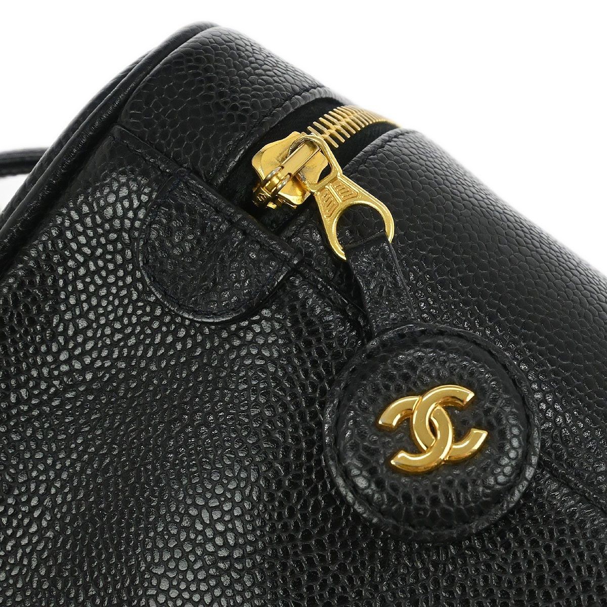 Chanel Chanel Vintage Timeless Cosmetic Case Caviar Size ONE SIZE - 8 Thumbnail