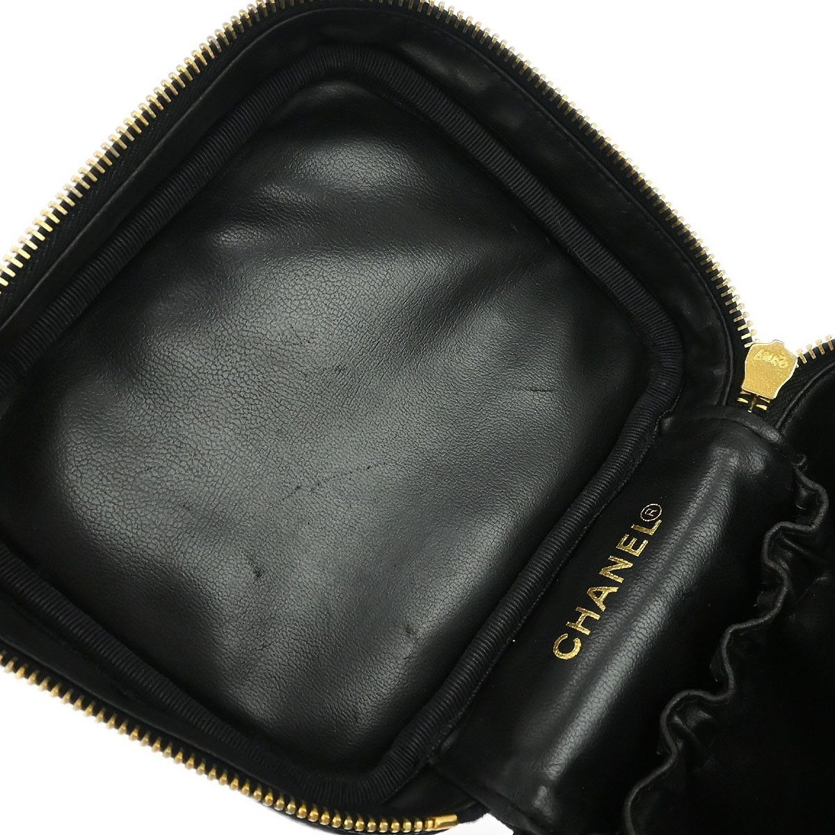 Chanel Chanel Vintage Timeless Cosmetic Case Caviar Size ONE SIZE - 10 Thumbnail
