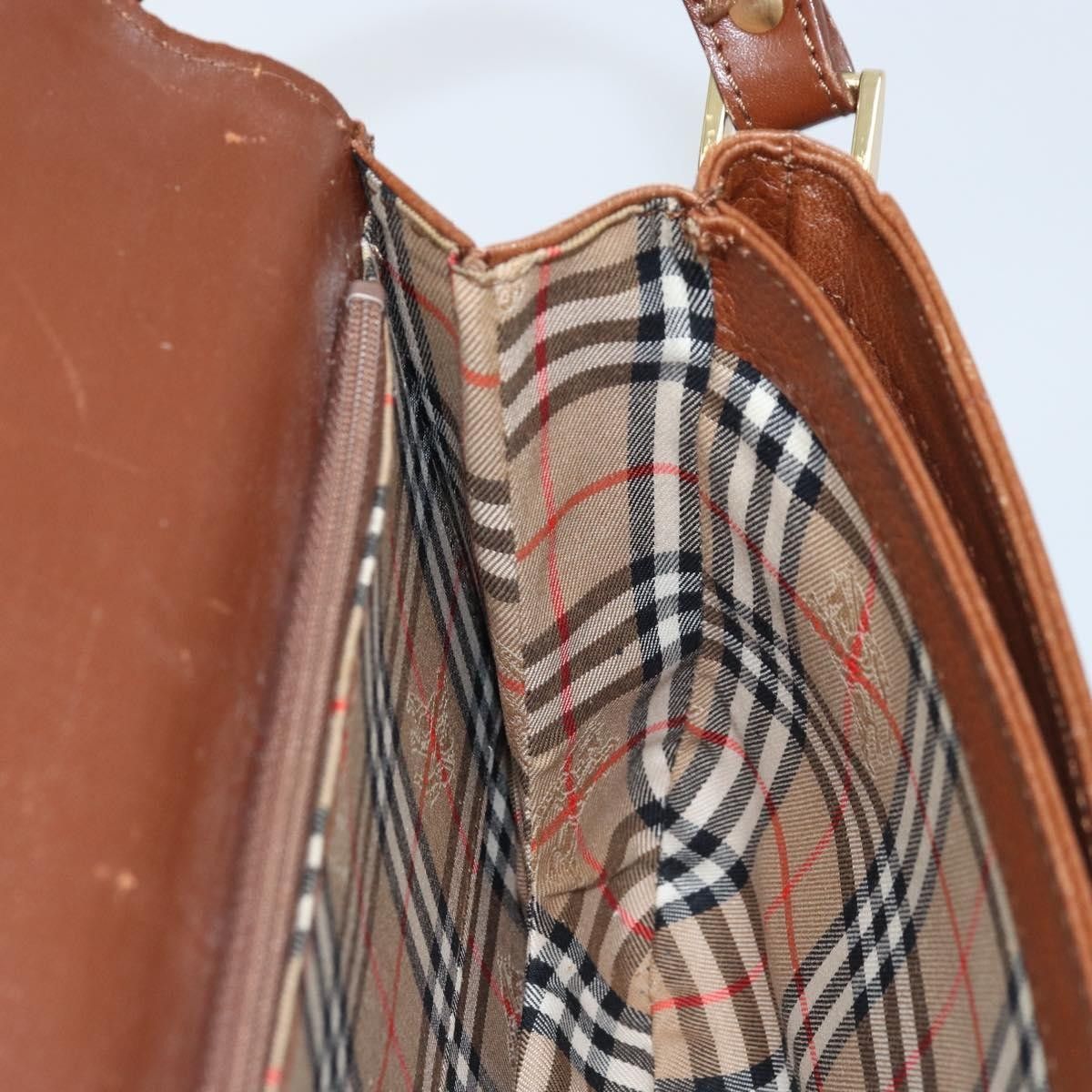Burberry Burberry Flap Shoulder Bag Leather Size ONE SIZE - 20 Thumbnail