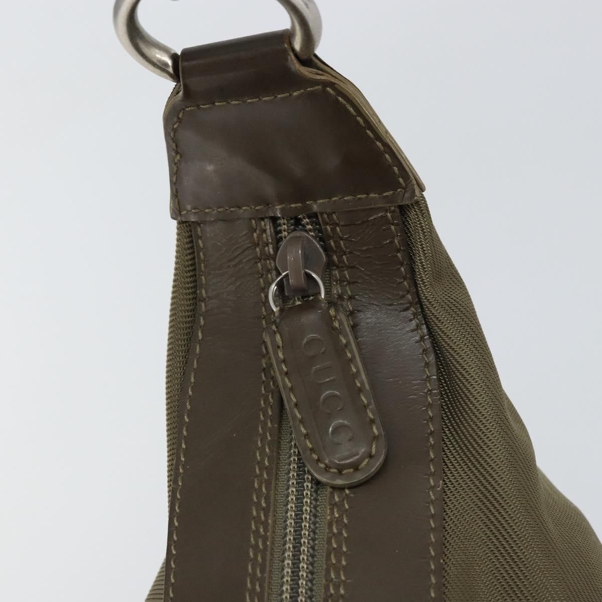 Gucci Gucci Vintage Bamboo Shoulder Nylon Size ONE SIZE - 17 Thumbnail