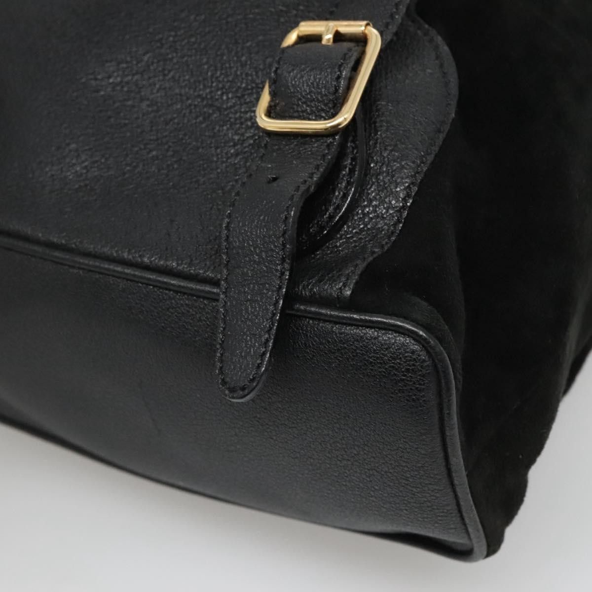 Gucci Gucci Vintage Bamboo Backpack Suede and Leather Size ONE SIZE - 12 Thumbnail