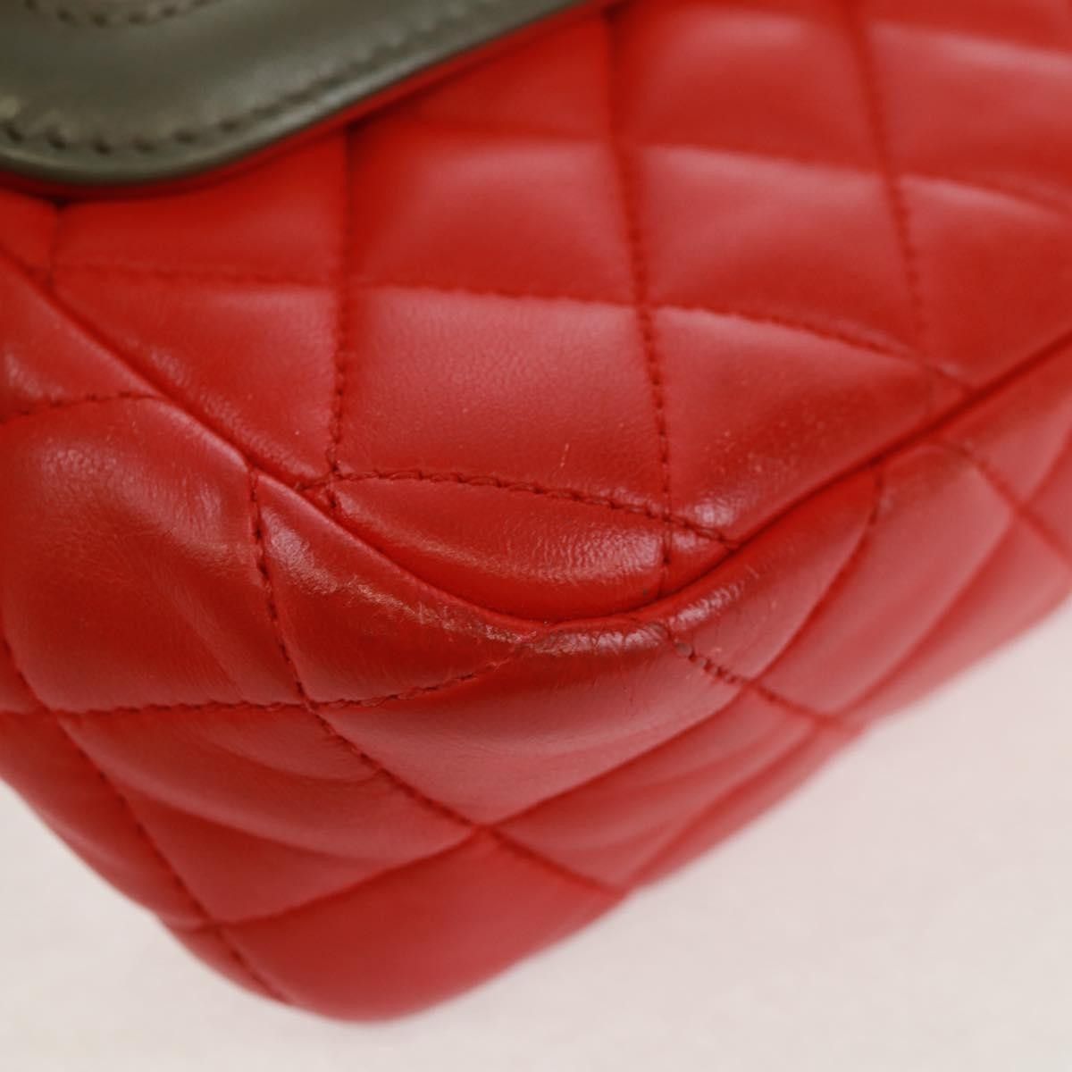 Chanel Chanel Two Tone Flap Bag Quilted Lambskin Size ONE SIZE - 10 Thumbnail