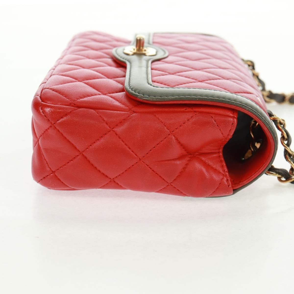 Chanel Chanel Two Tone Flap Bag Quilted Lambskin Size ONE SIZE - 4 Thumbnail