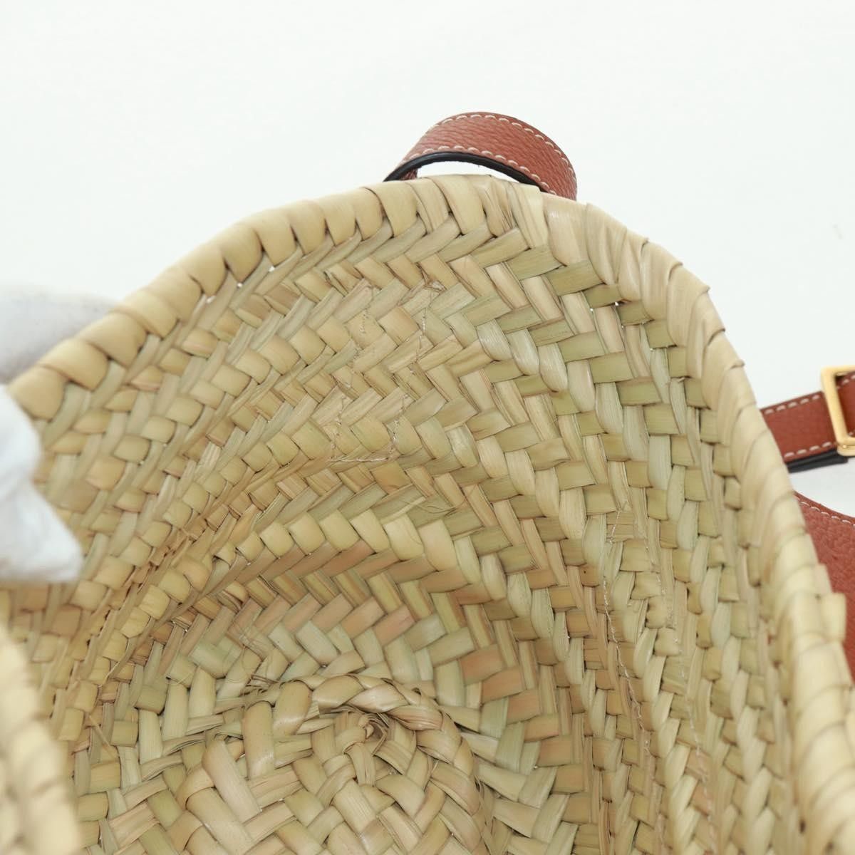 Chloe Chloe Marcie Basket Bag Raffia and Leather Size ONE SIZE - 21 Thumbnail