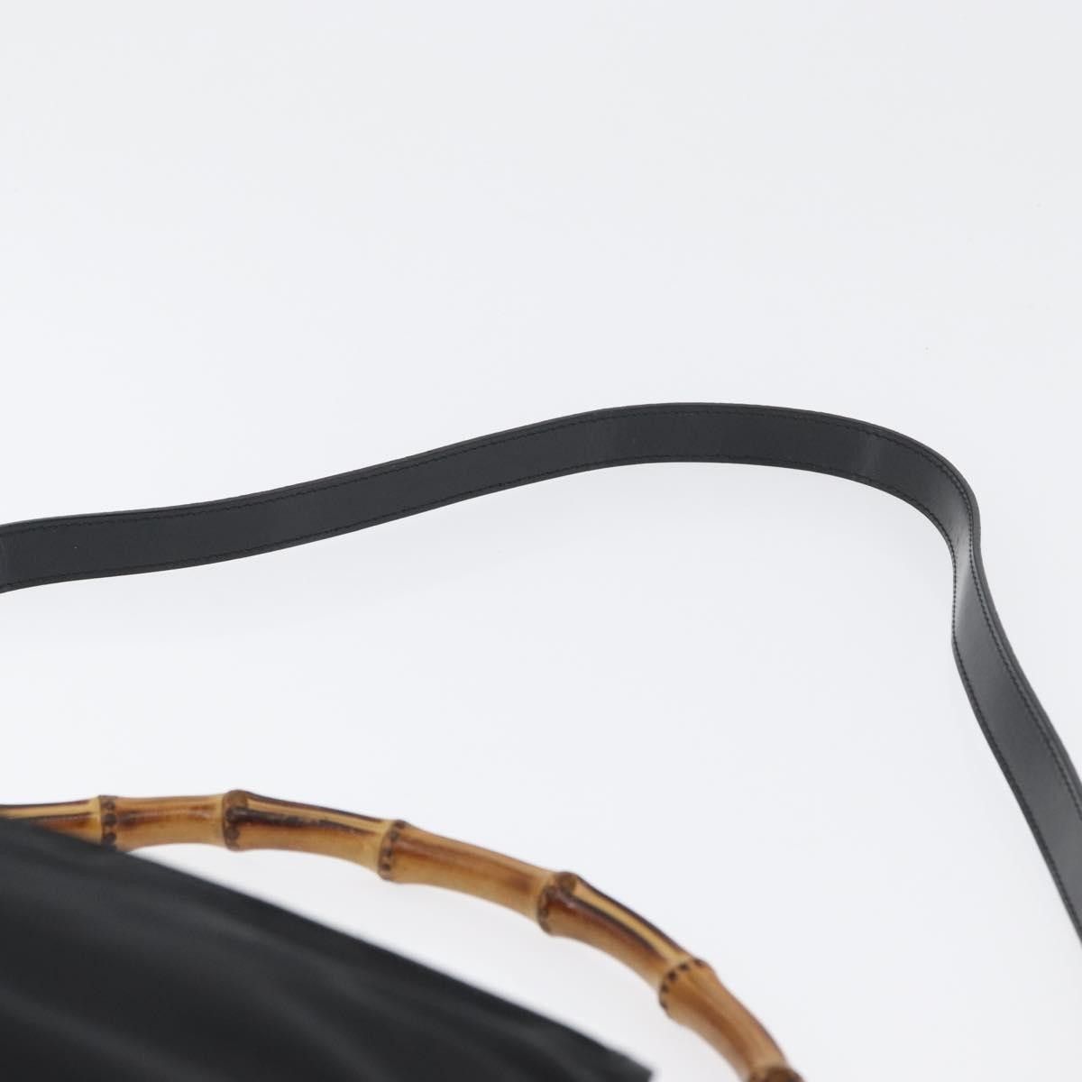 Gucci Gucci Vintage Bamboo Shoulder Nylon Size ONE SIZE - 10 Thumbnail