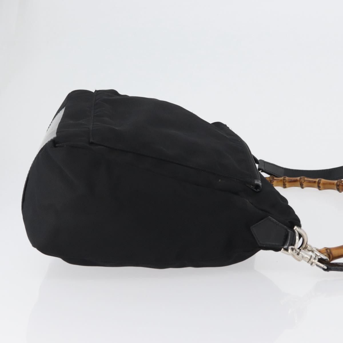 Gucci Gucci Vintage Bamboo Shoulder Nylon Size ONE SIZE - 4 Thumbnail