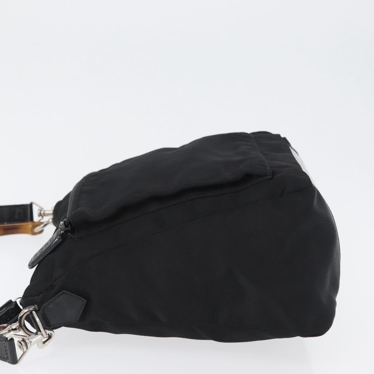 Gucci Gucci Vintage Bamboo Shoulder Nylon Size ONE SIZE - 5 Thumbnail